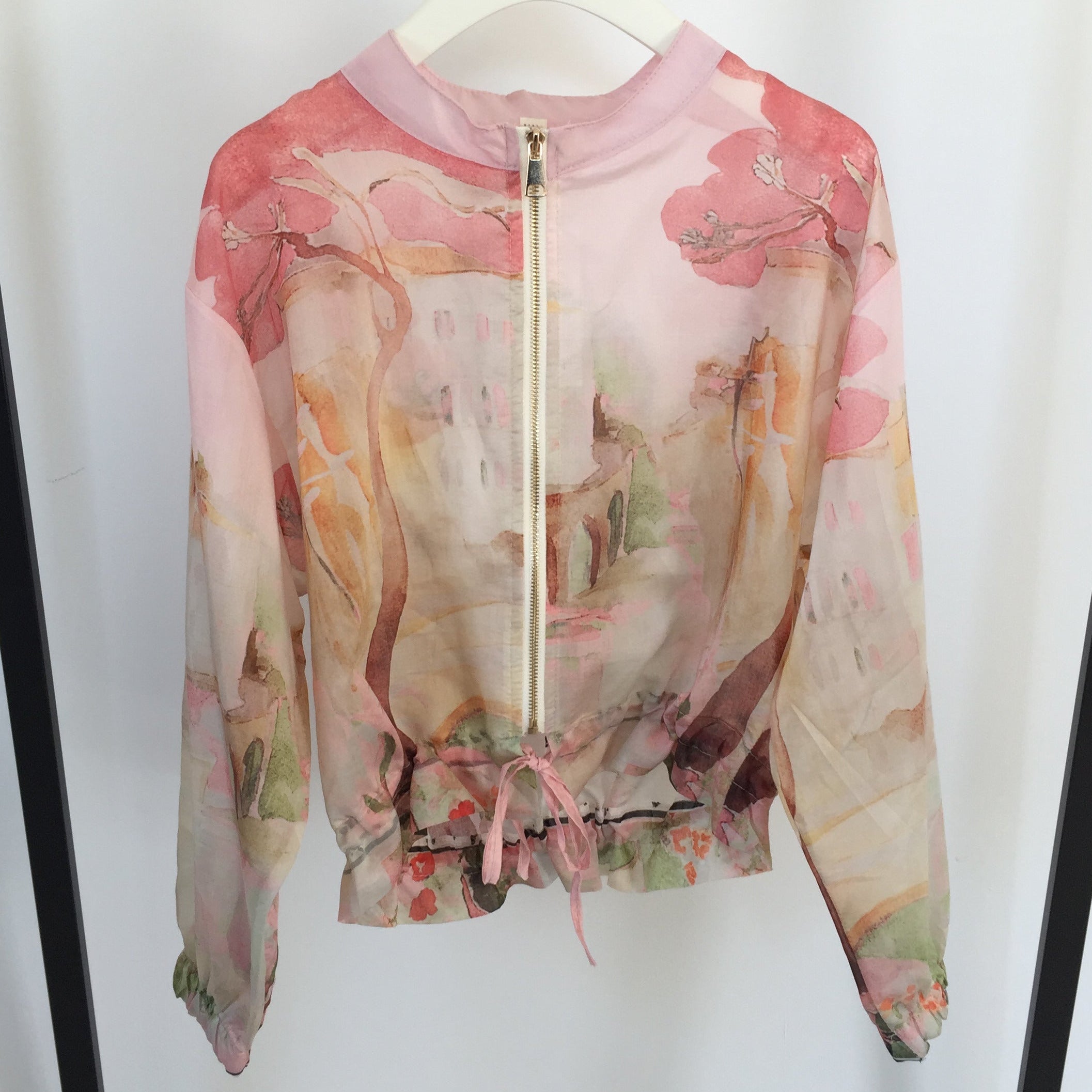 Jacke Sheer Print