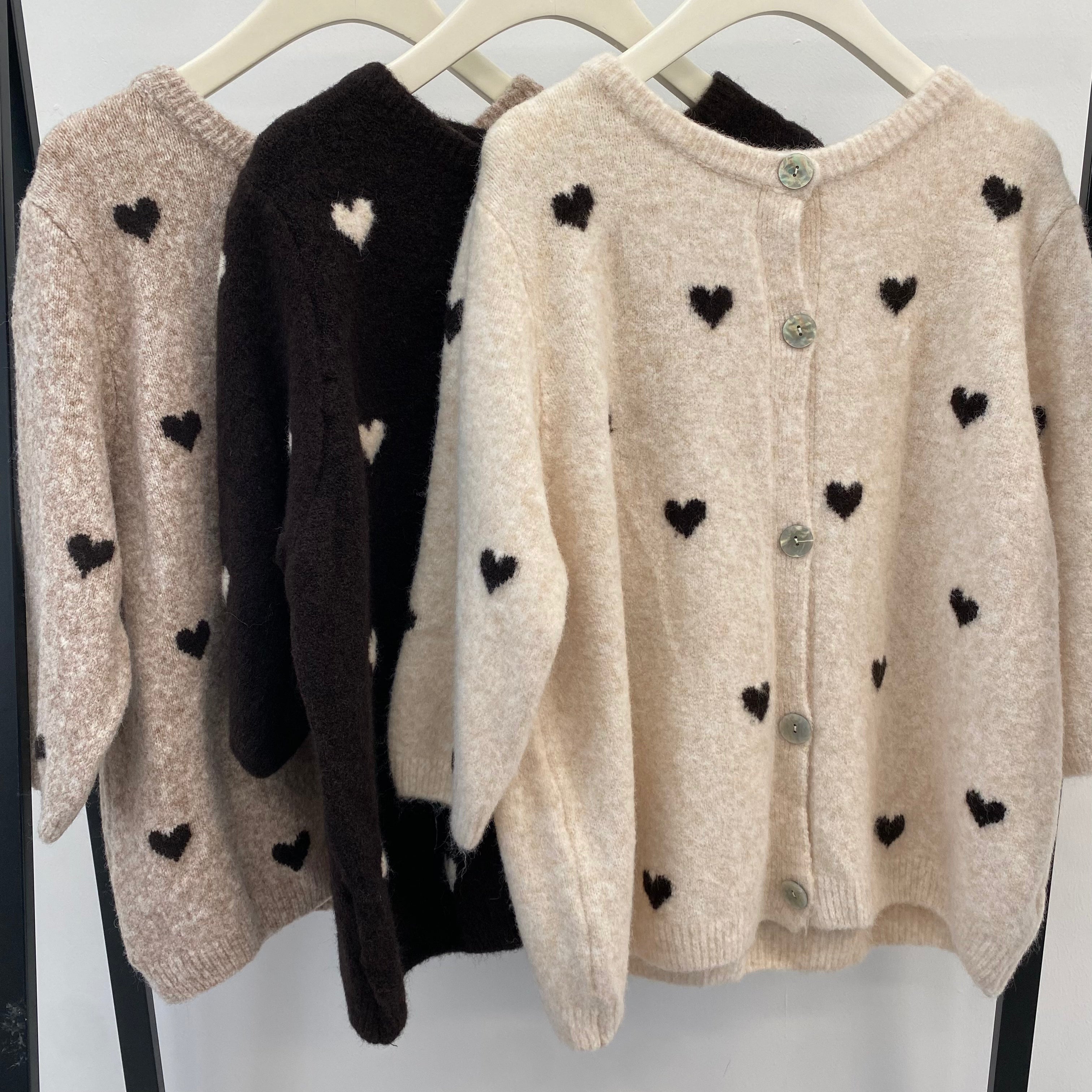 Kurzarm Cardigan Tiny Hearts