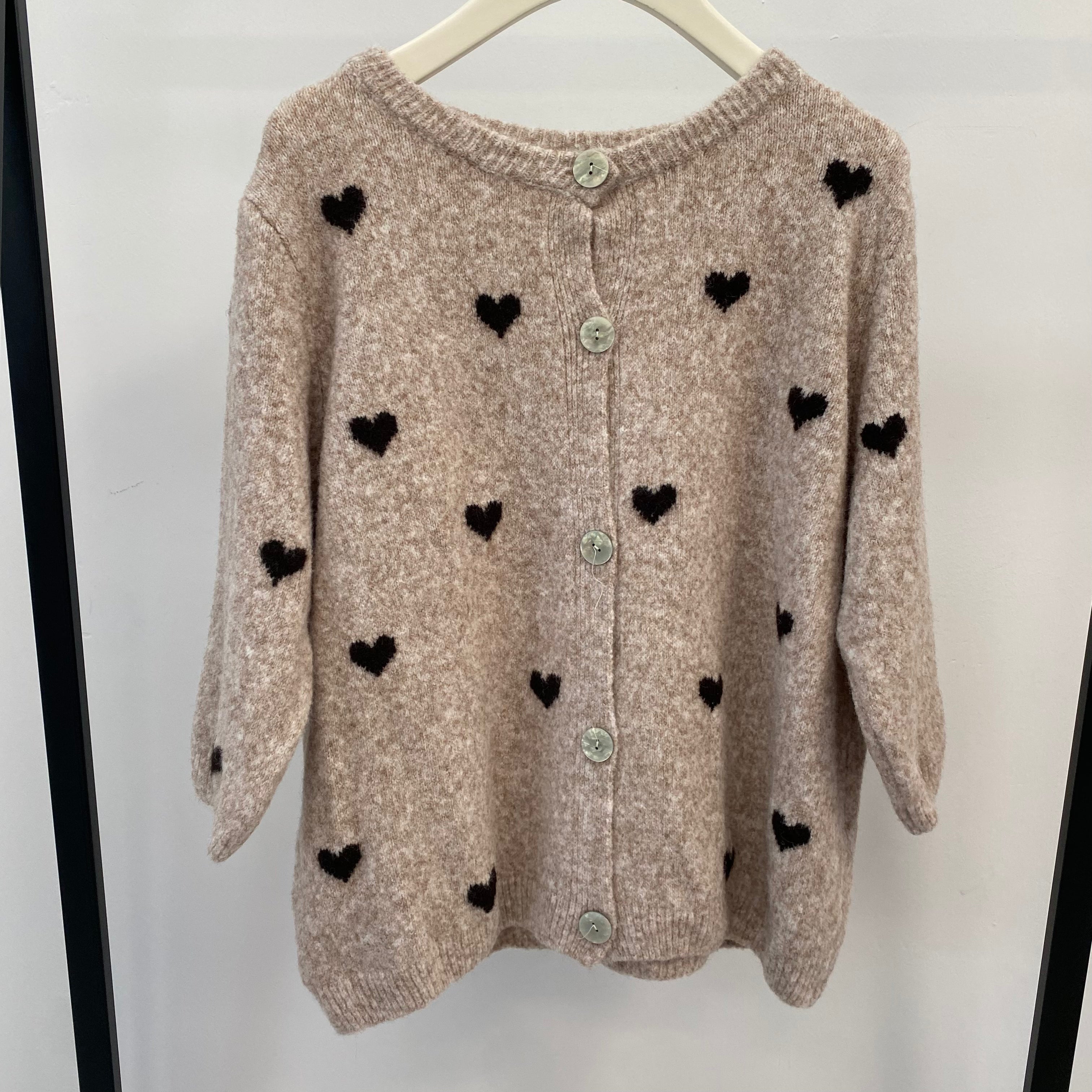 Kurzarm Cardigan Tiny Hearts
