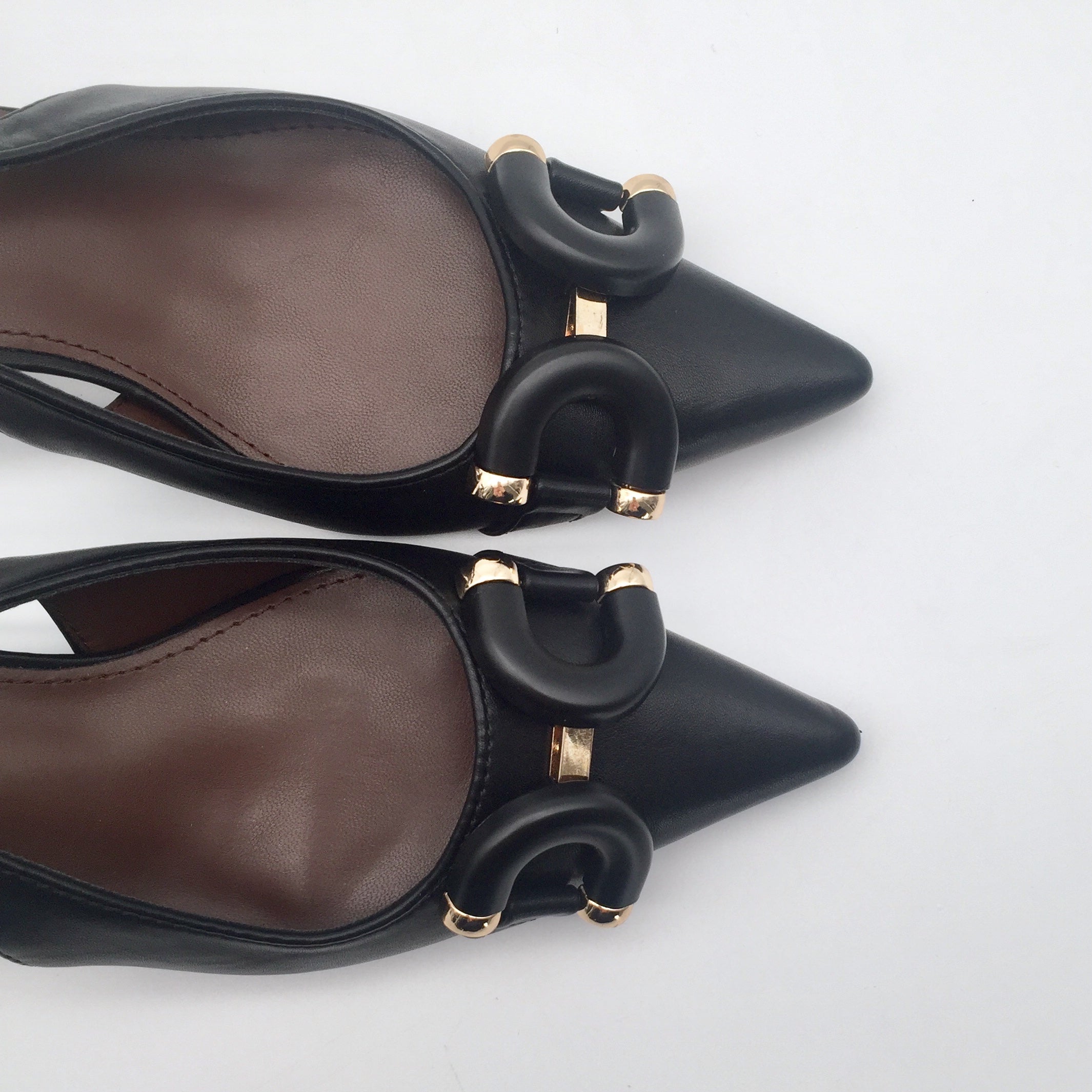 Sling Pumps mit Schnalle