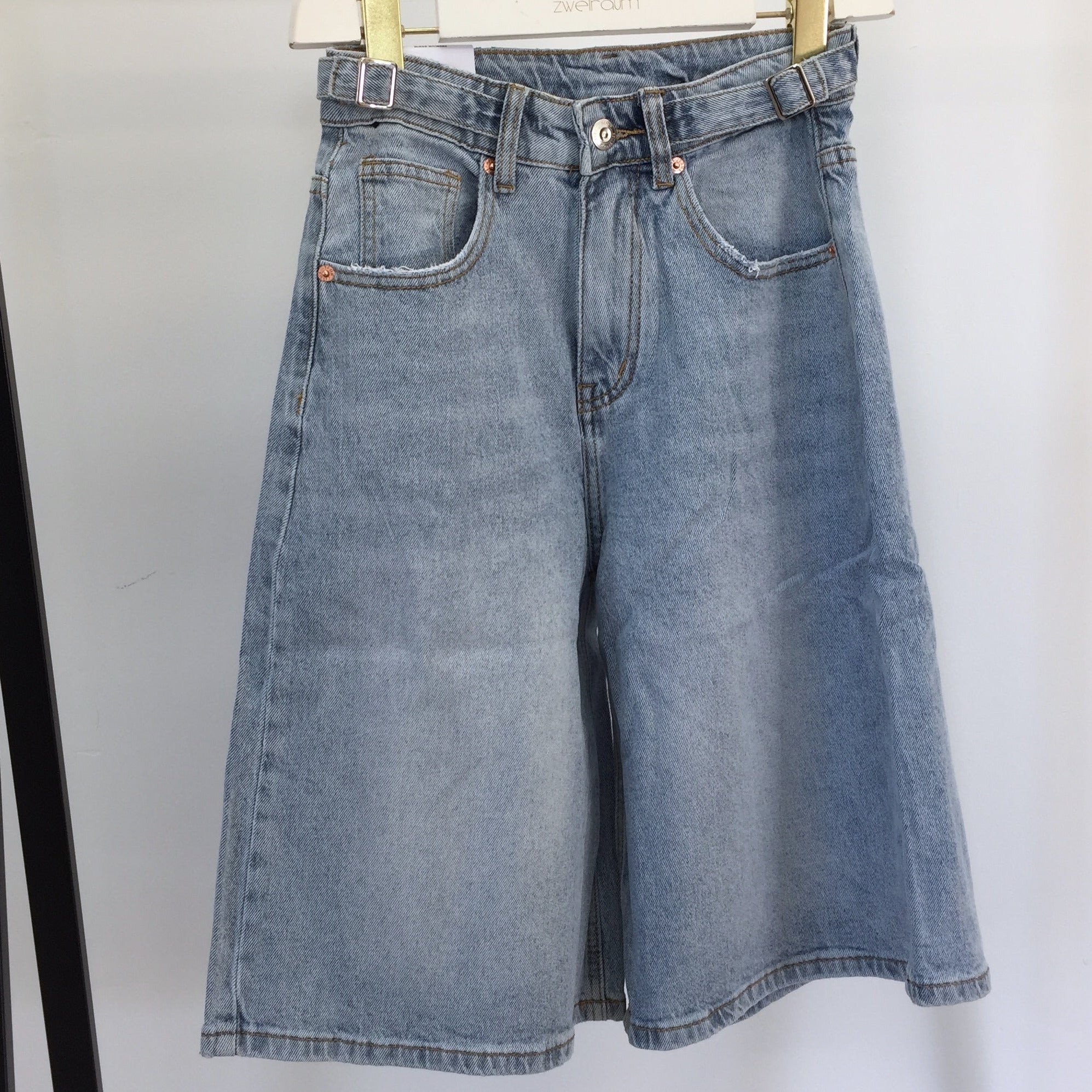 Bermuda Wide Leg Jeans