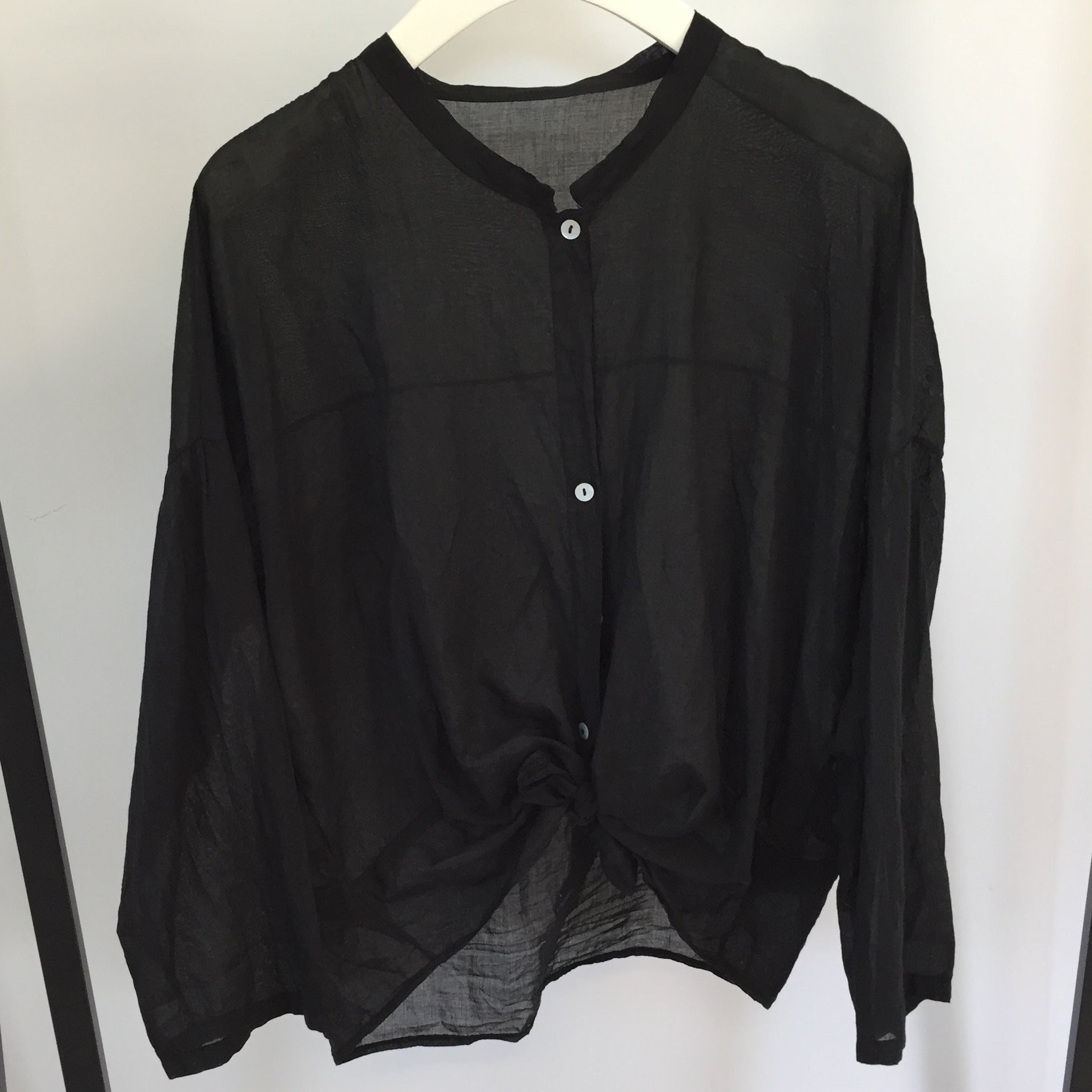 Midi Bluse Transparent