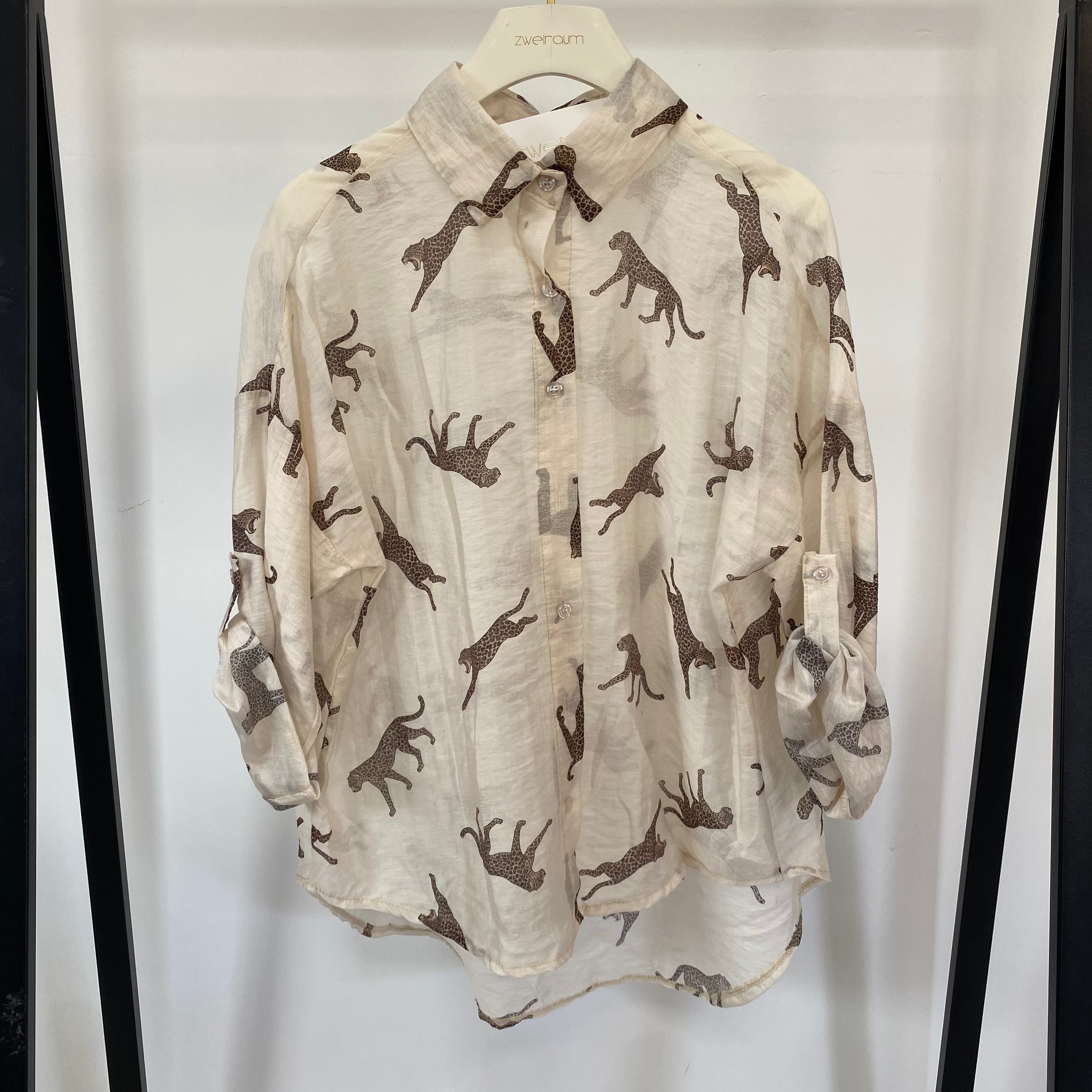 Sheer Bluse Luftig