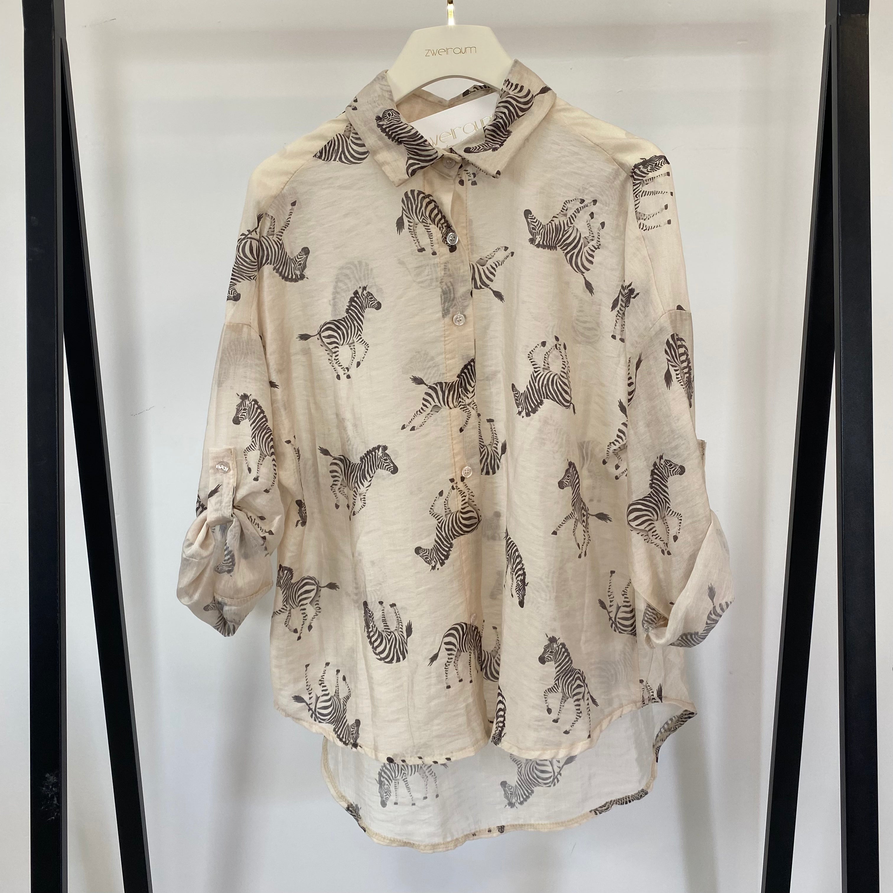 Sheer Bluse Luftig