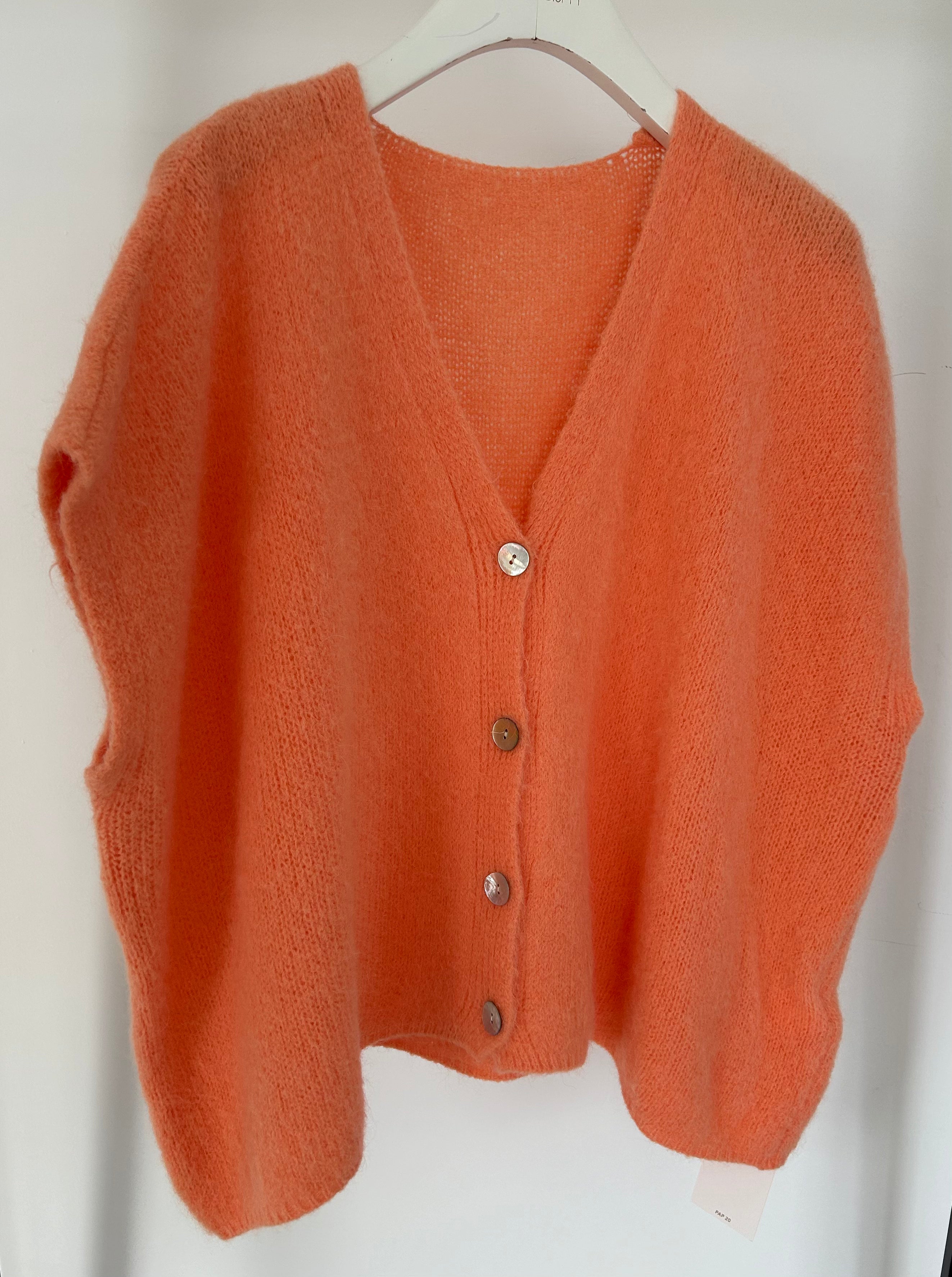Fine Knit Weste Button