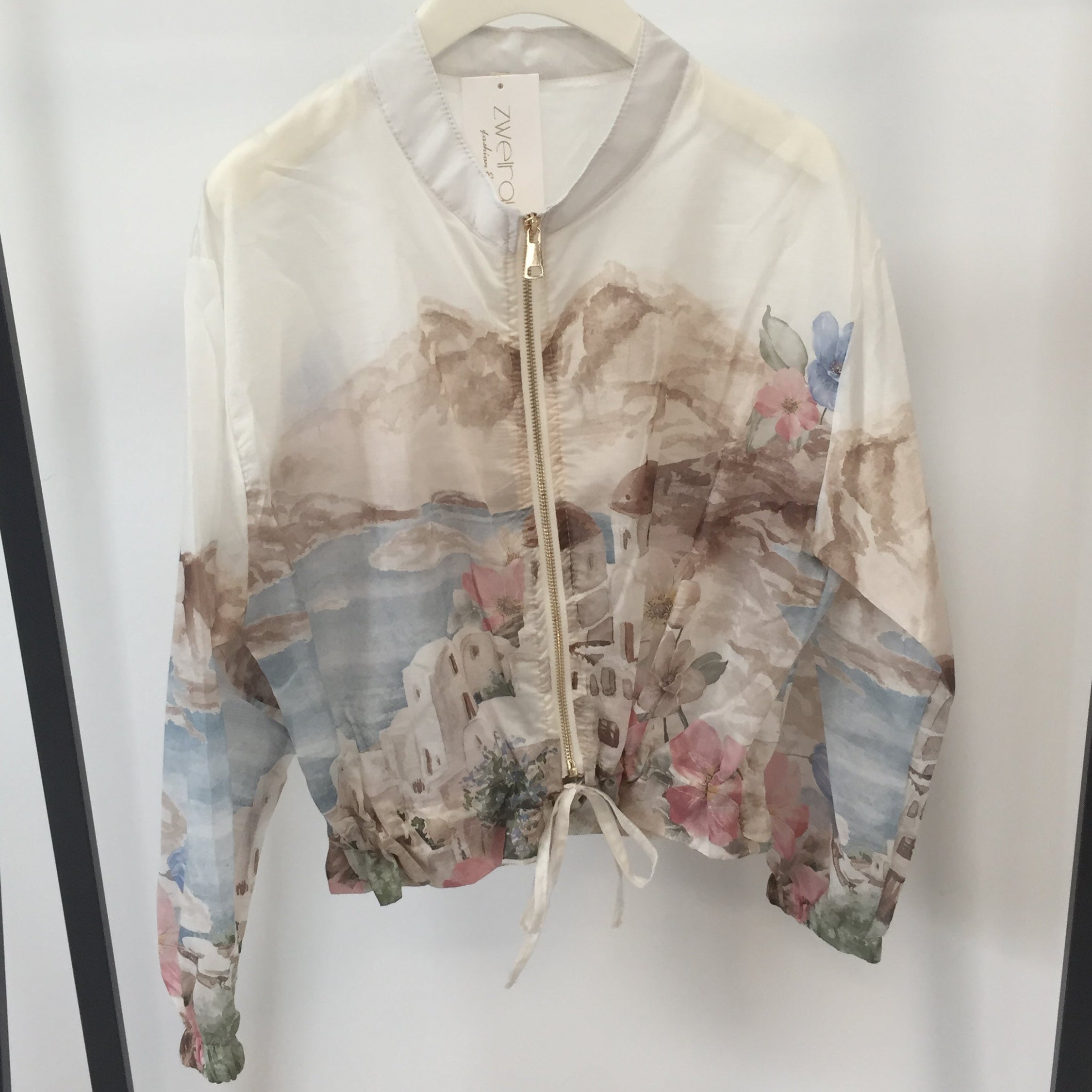 Jacke Sheer Print