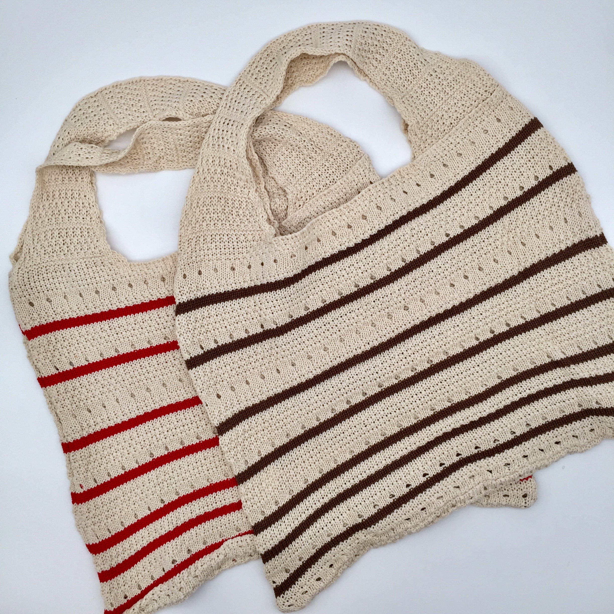 Beutel Tasche Crochet & Stripes