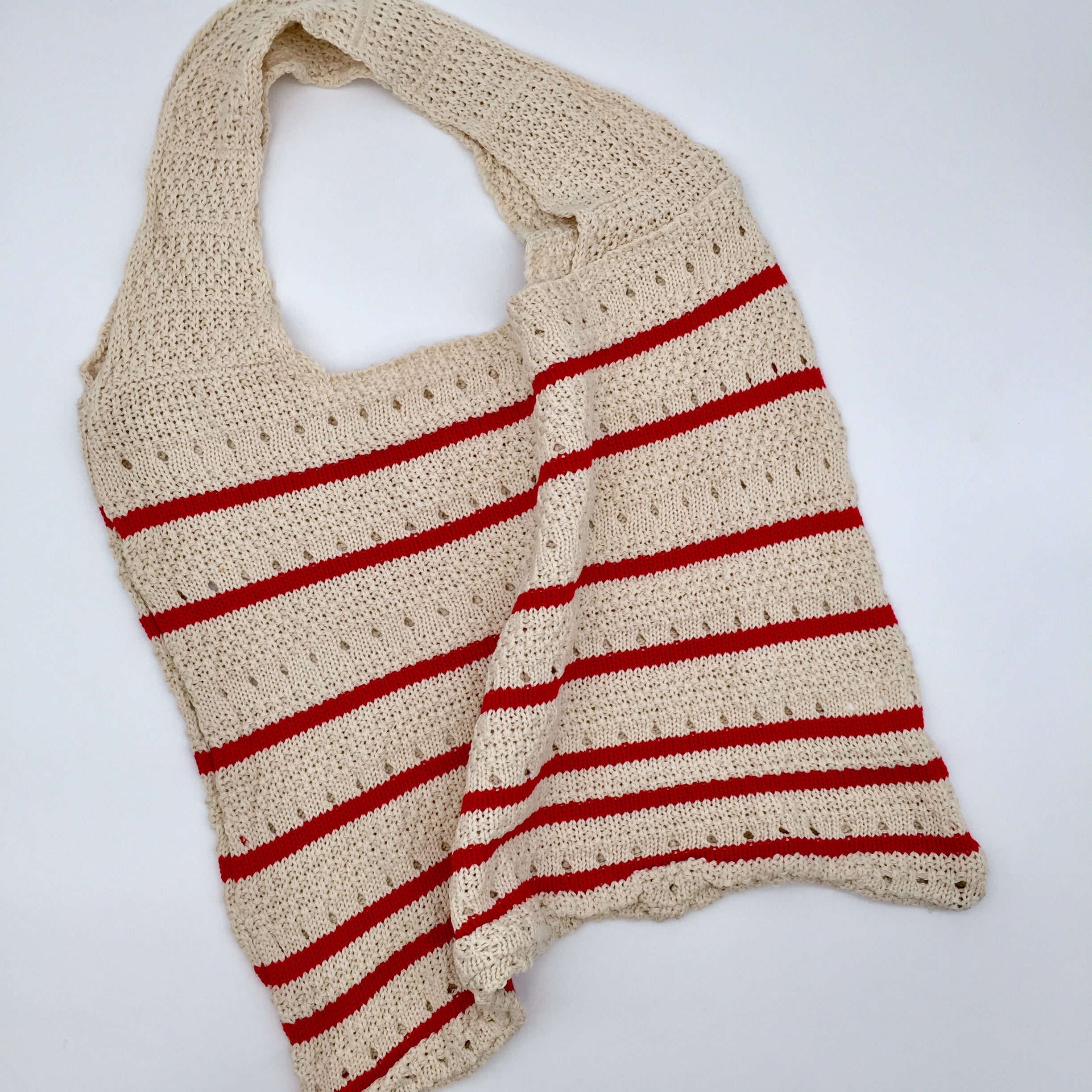 Beutel Tasche Crochet & Stripes