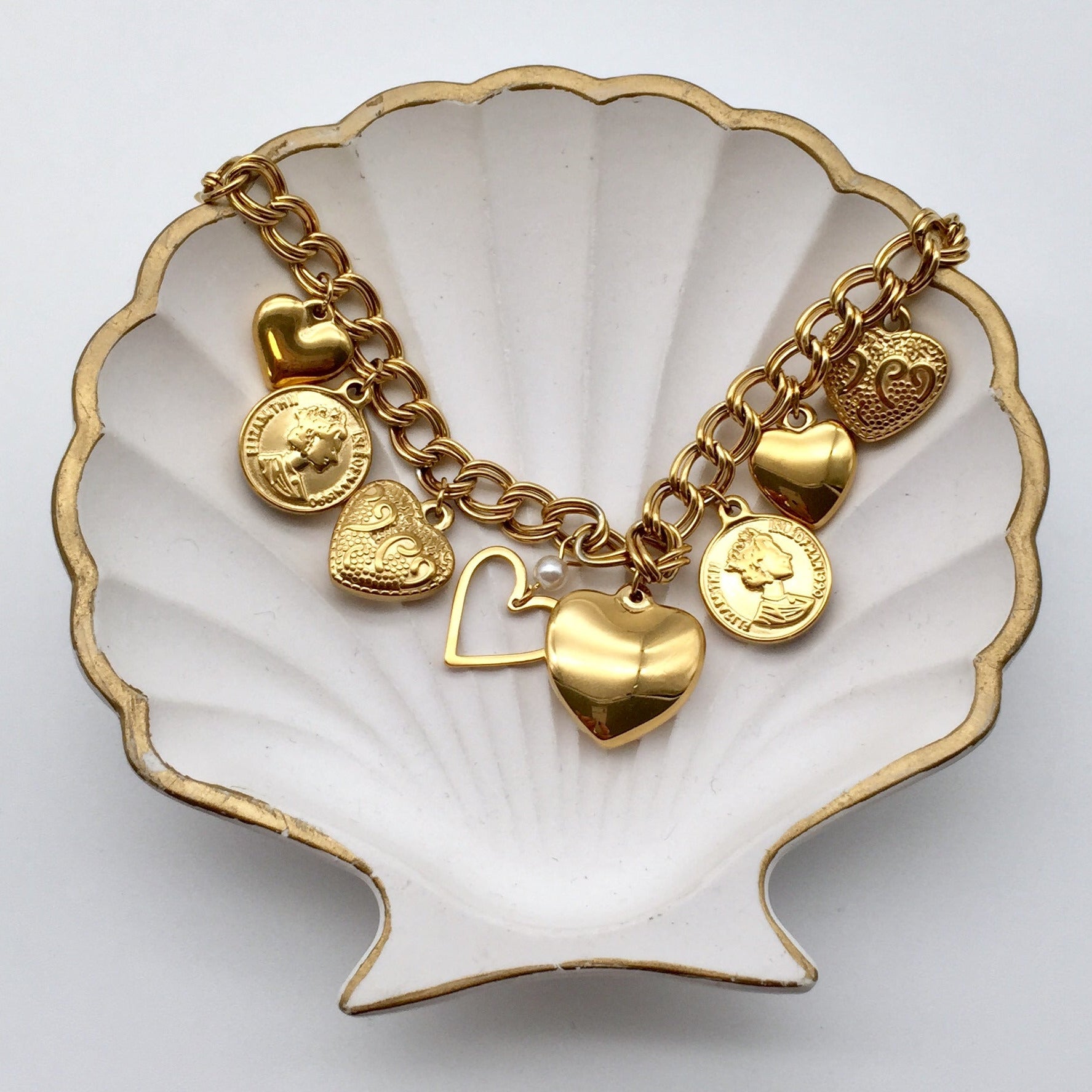 Armkette Heart Charms