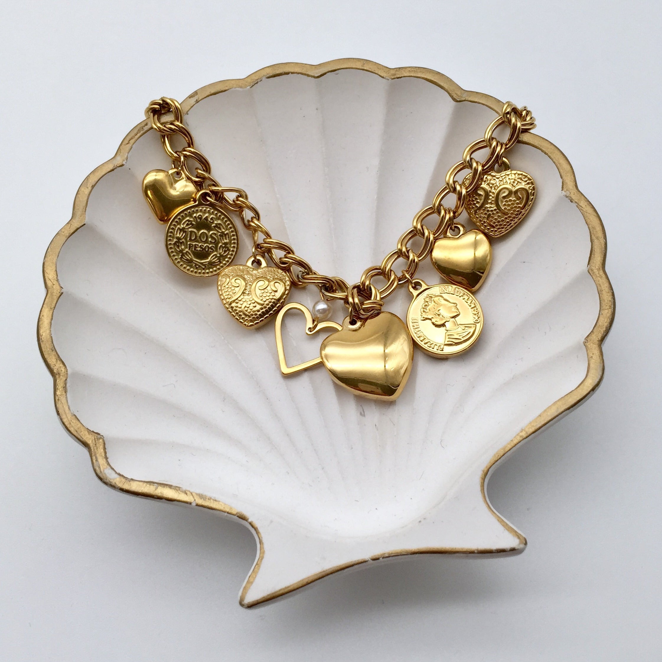 Armkette Heart Charms