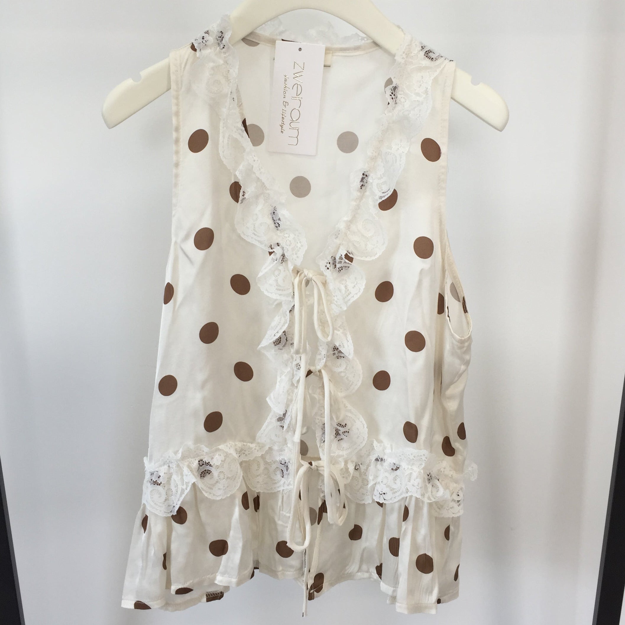 Polkadot Top zum Binden