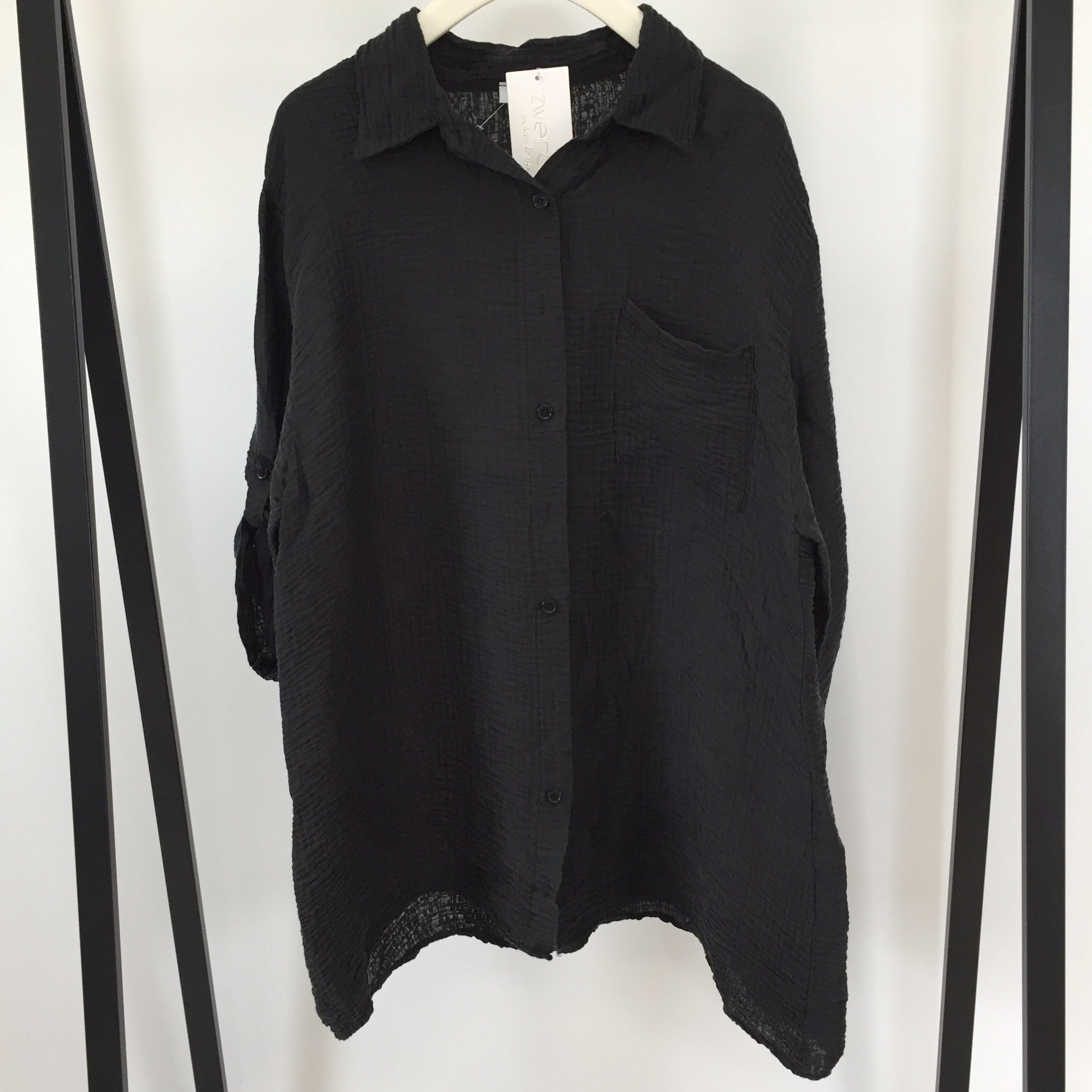 Flowy Structured Hemd