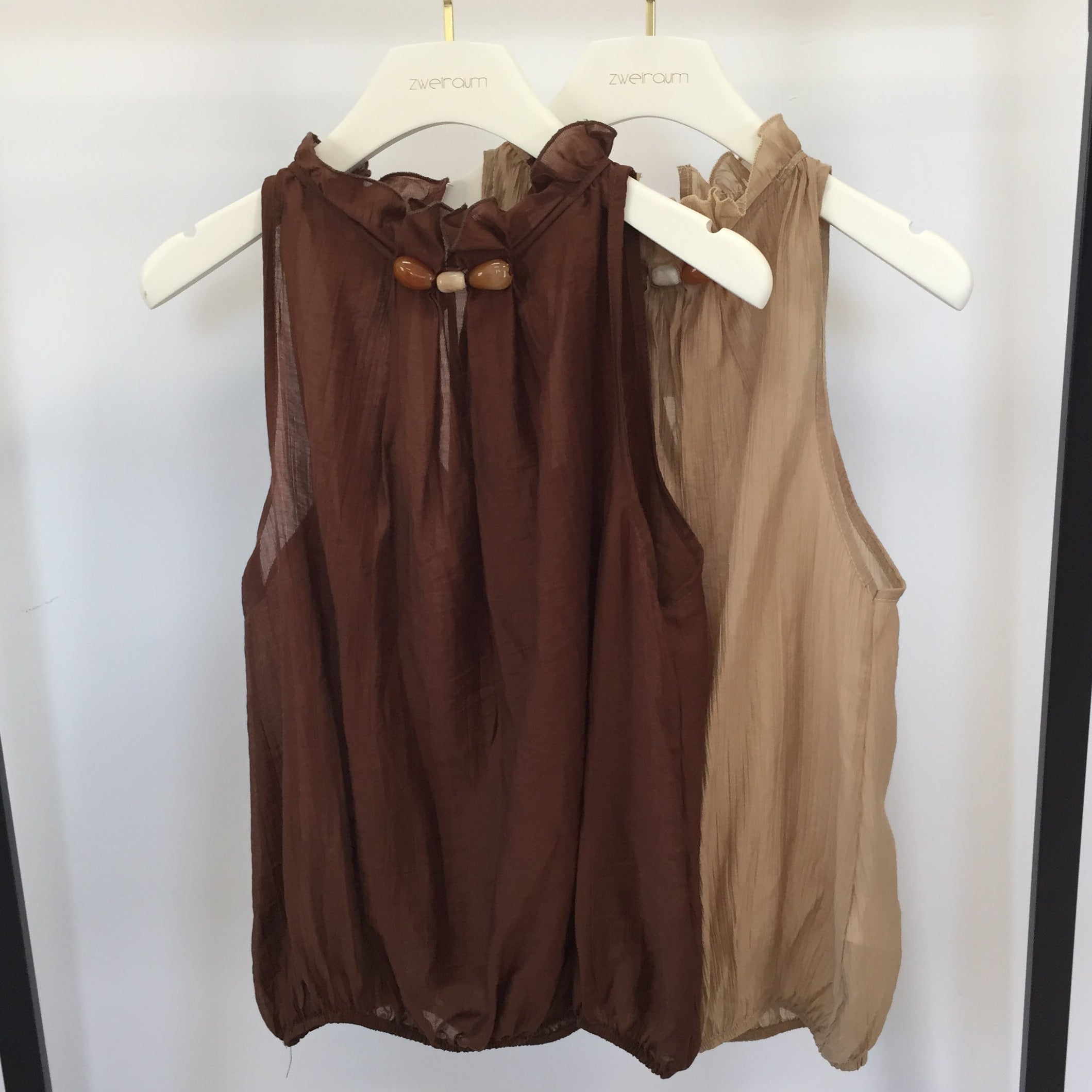 Neckholder Top mit Steinen