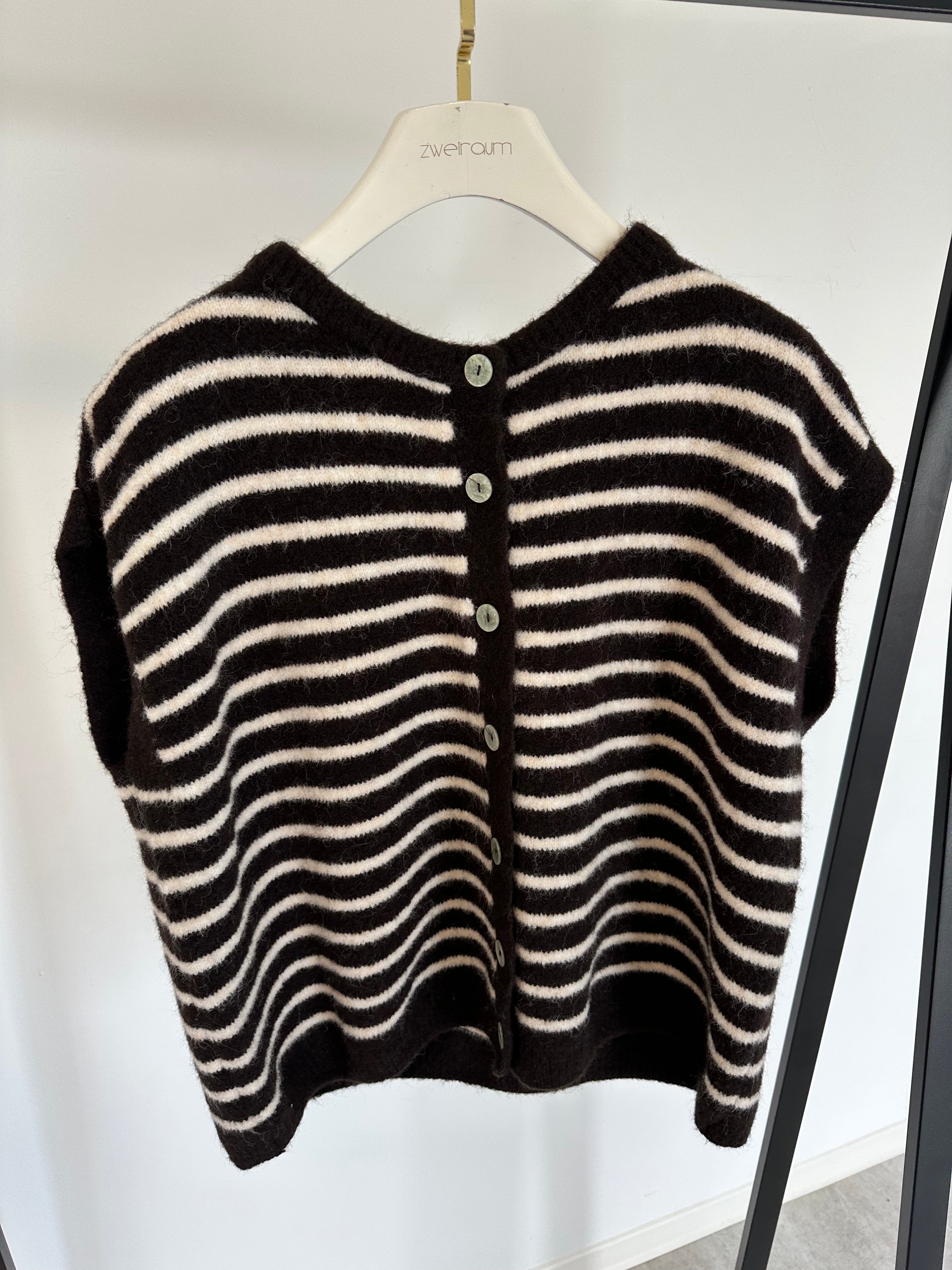 Midi Knit Pullunder Stripes