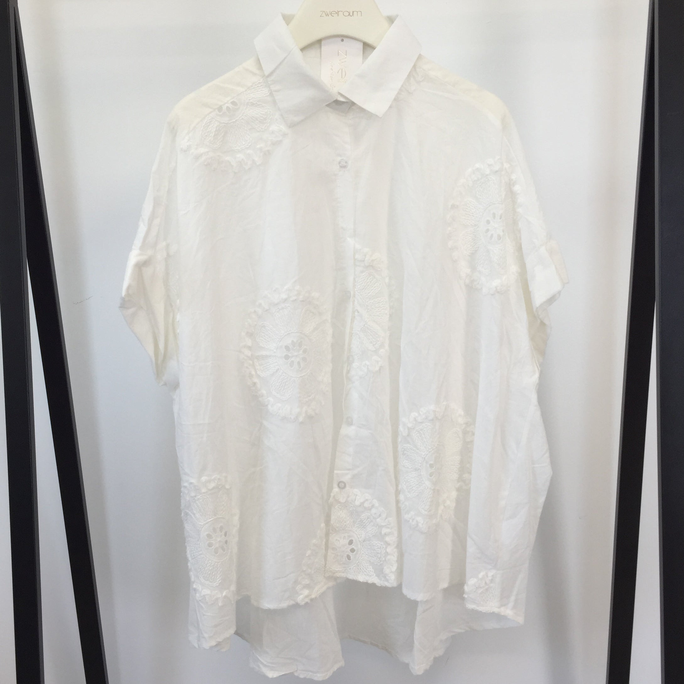 Hemd Bluse Rounded Flowers