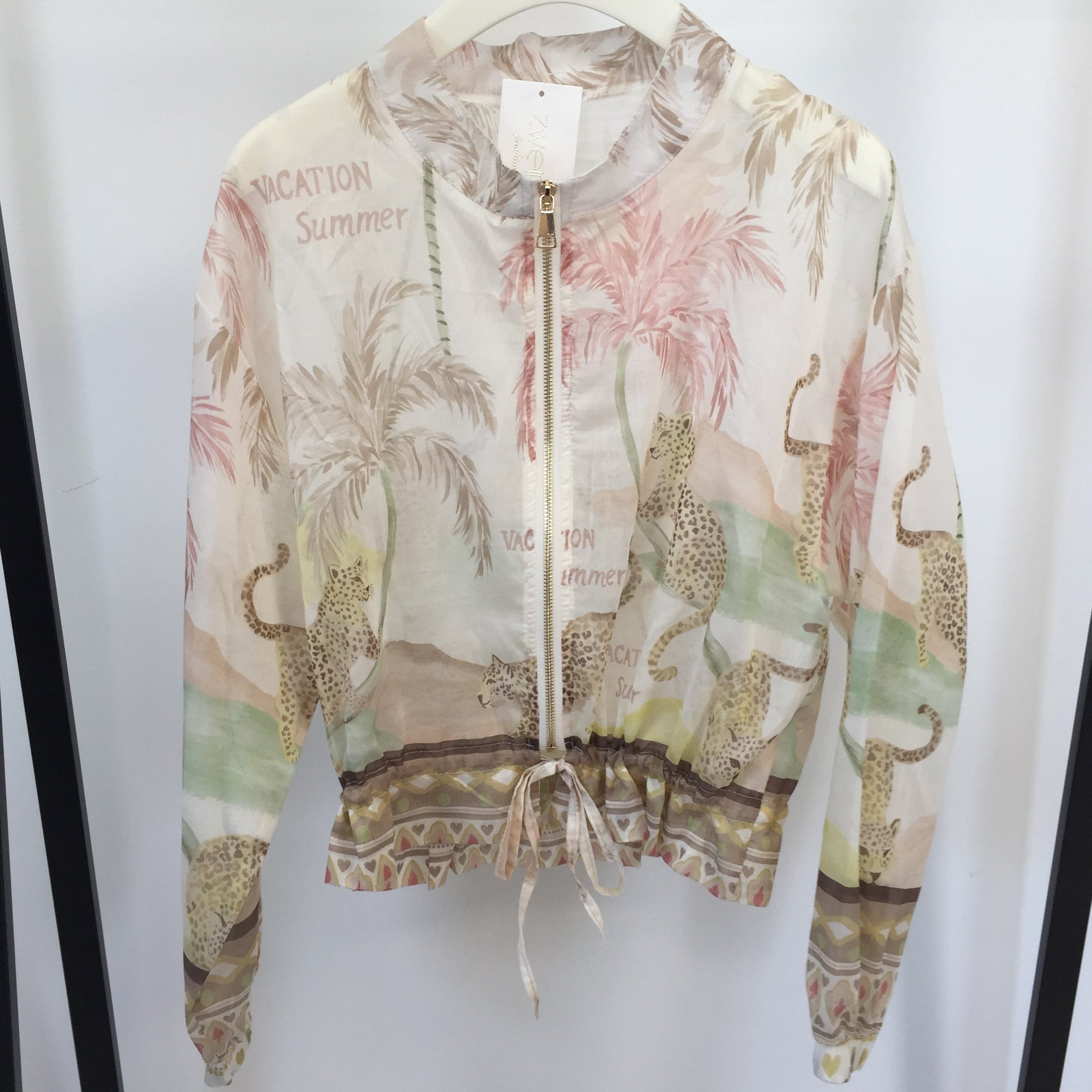 Jacke Sheer Print