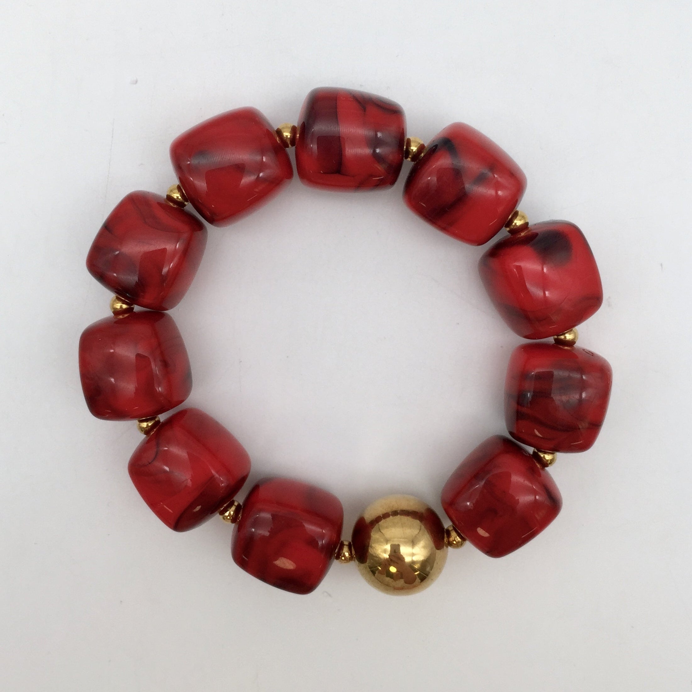Armband Statement Golden Pearl
