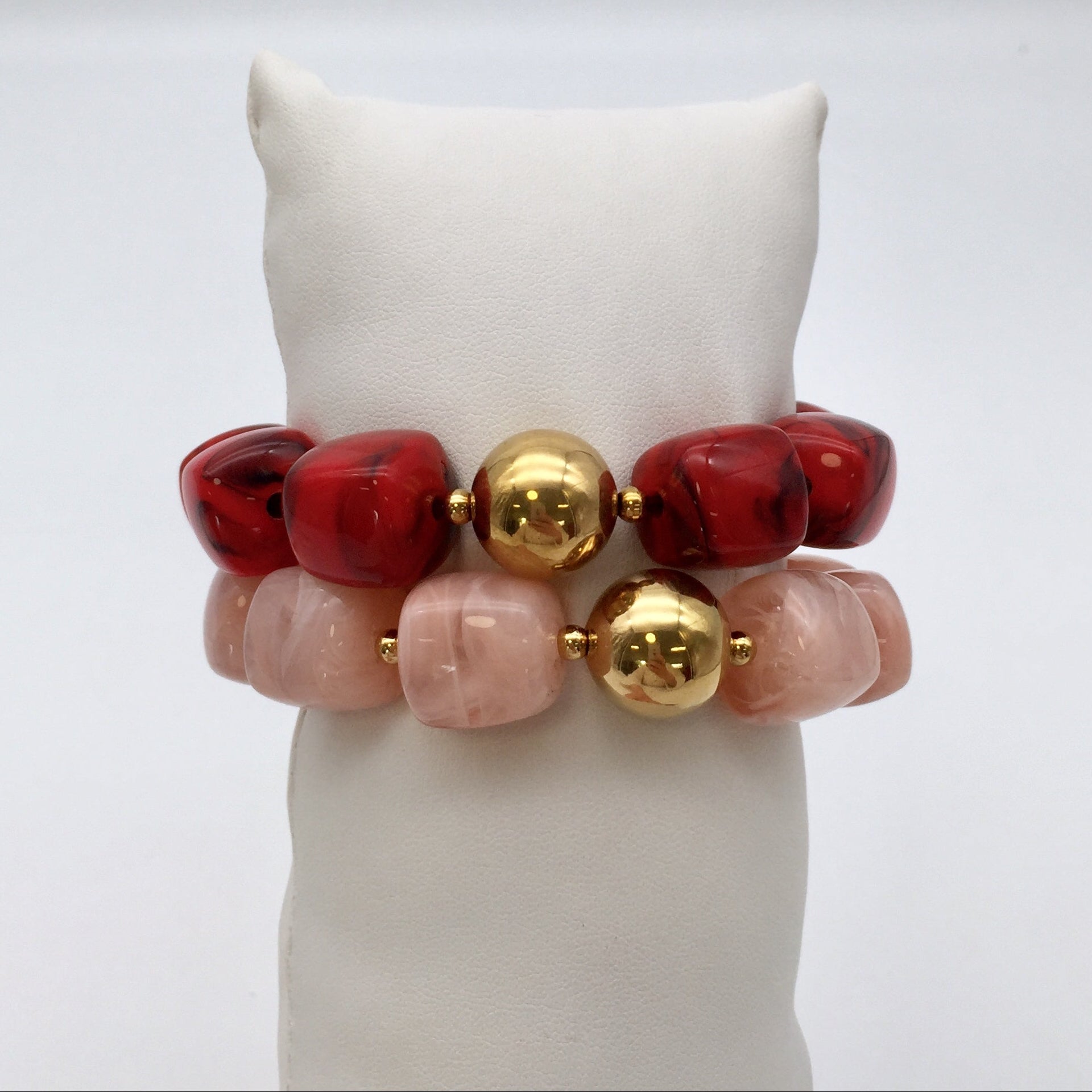 Armband Statement Golden Pearl