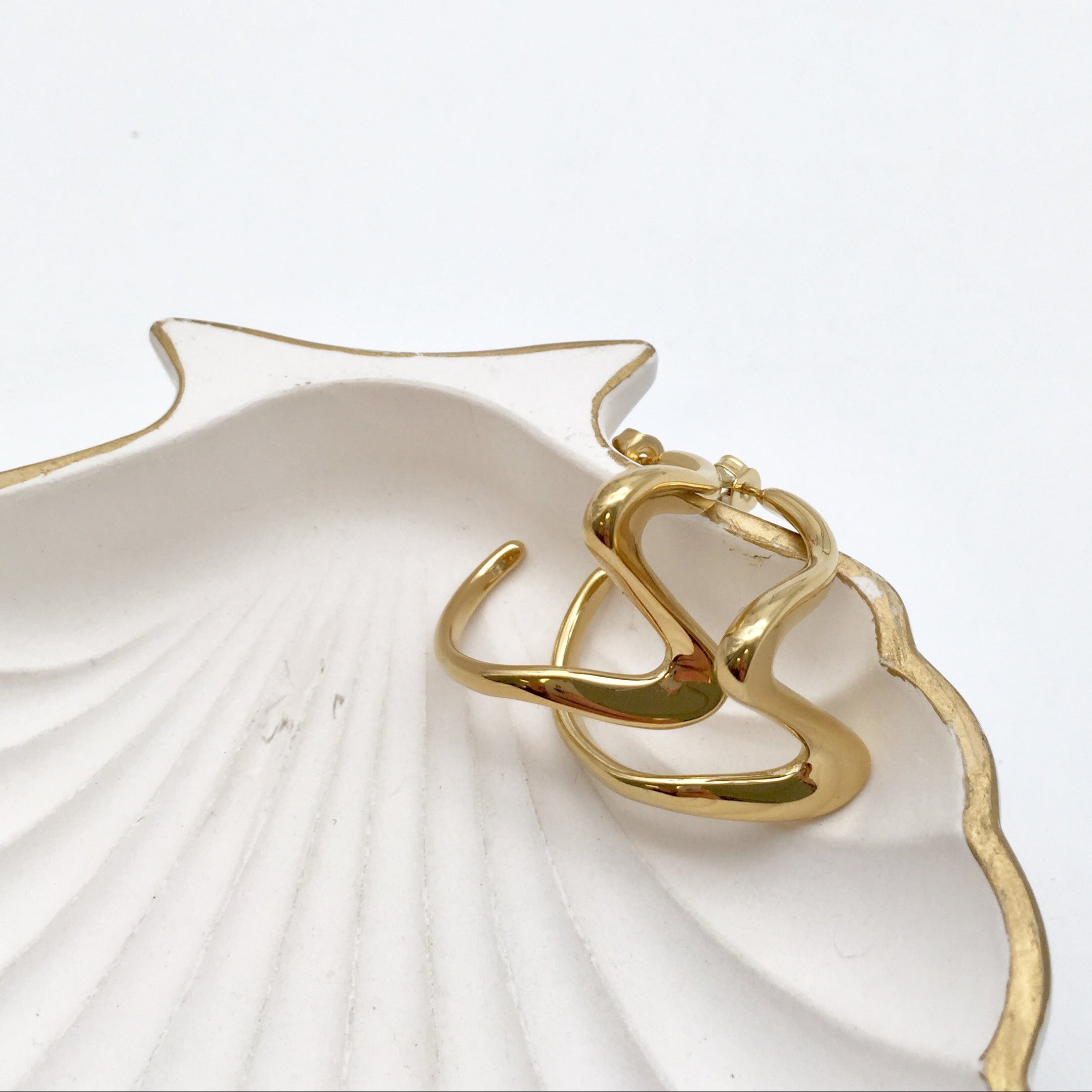 Ohrringe Hoops Zig Zag