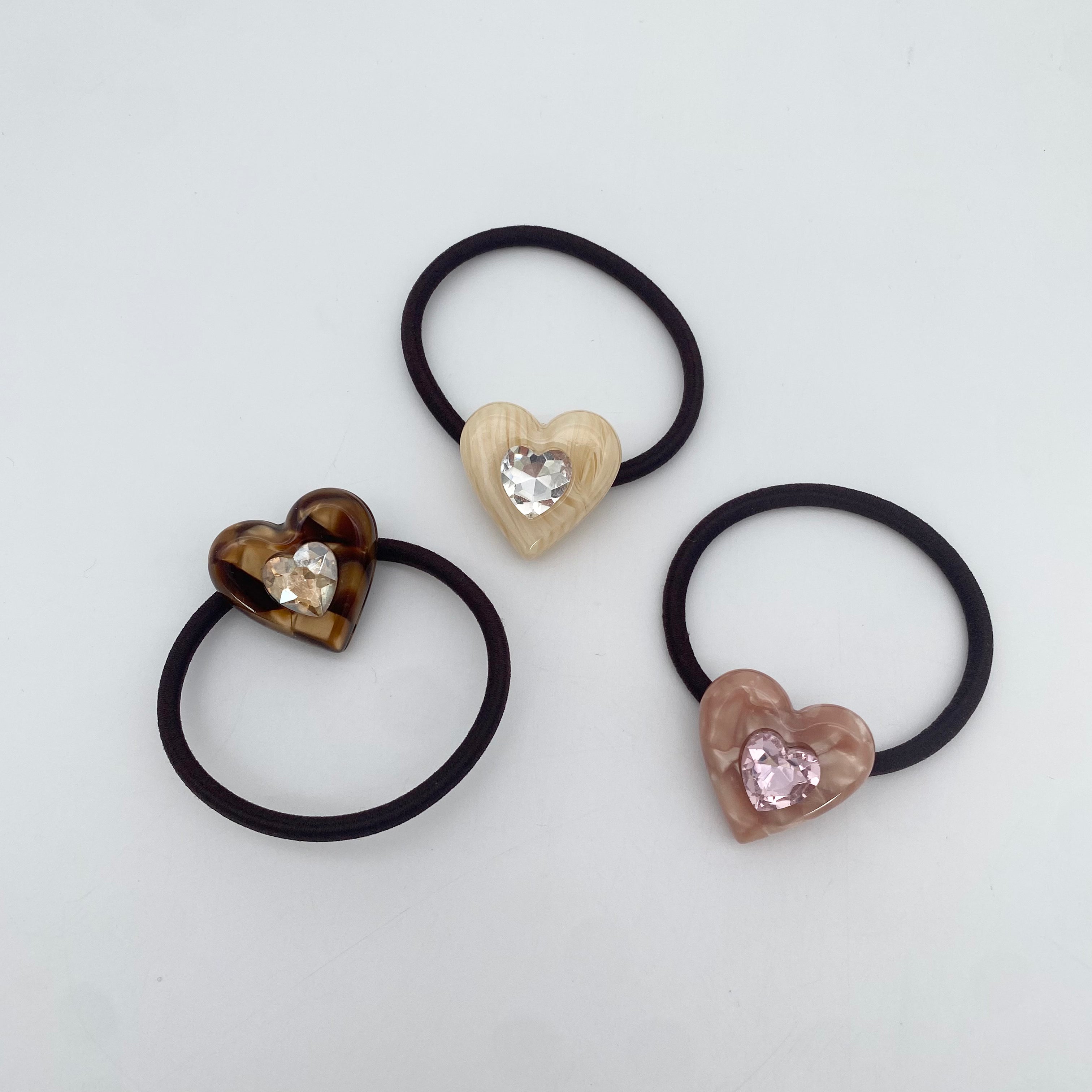 Haargummi Sparkling Heart