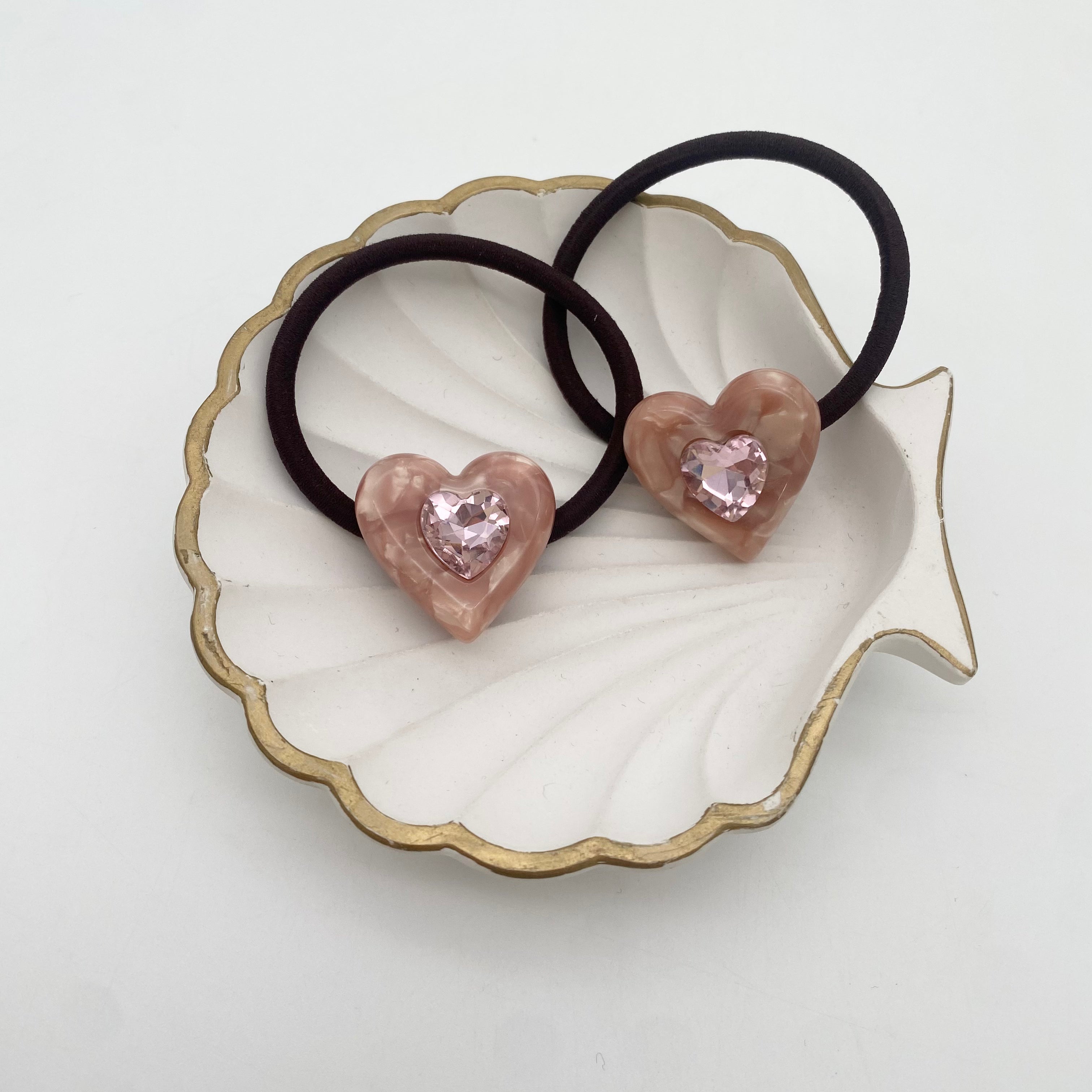 Haargummi Sparkling Heart