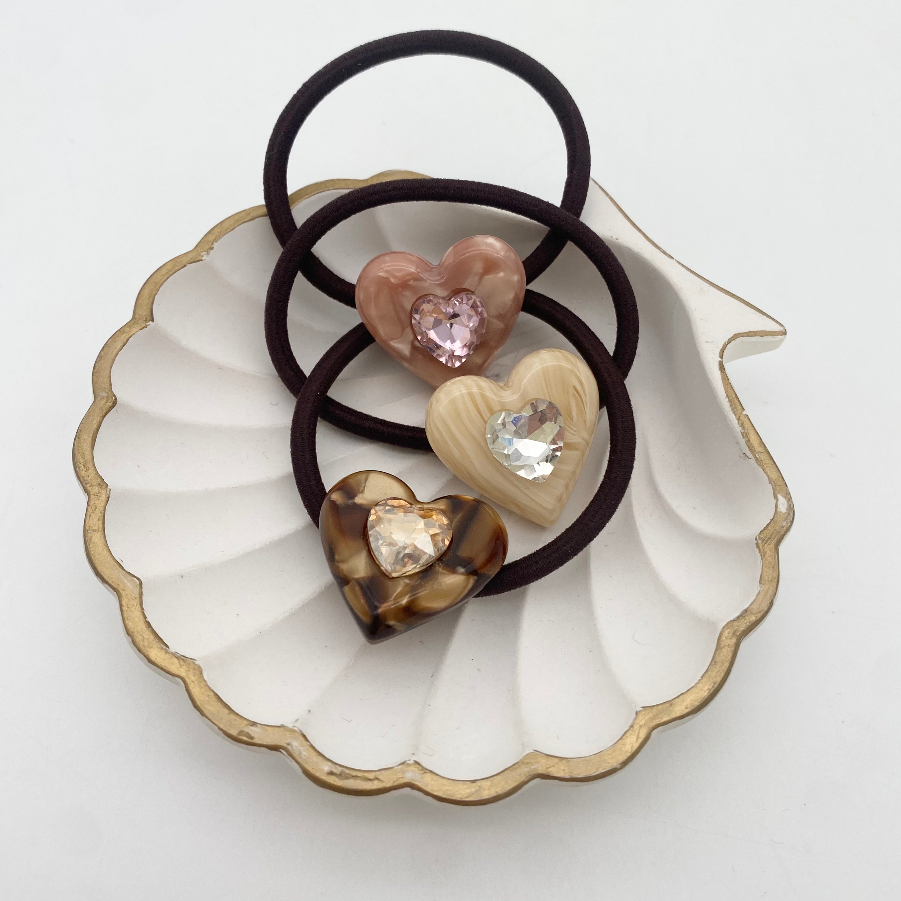 Haargummi Sparkling Heart