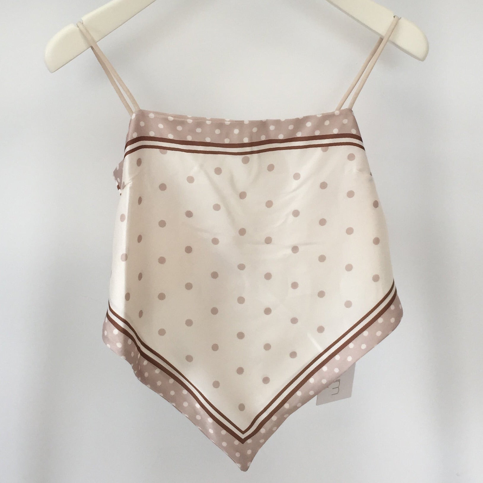 Spaghetti Top Triangle mit Back Knot
