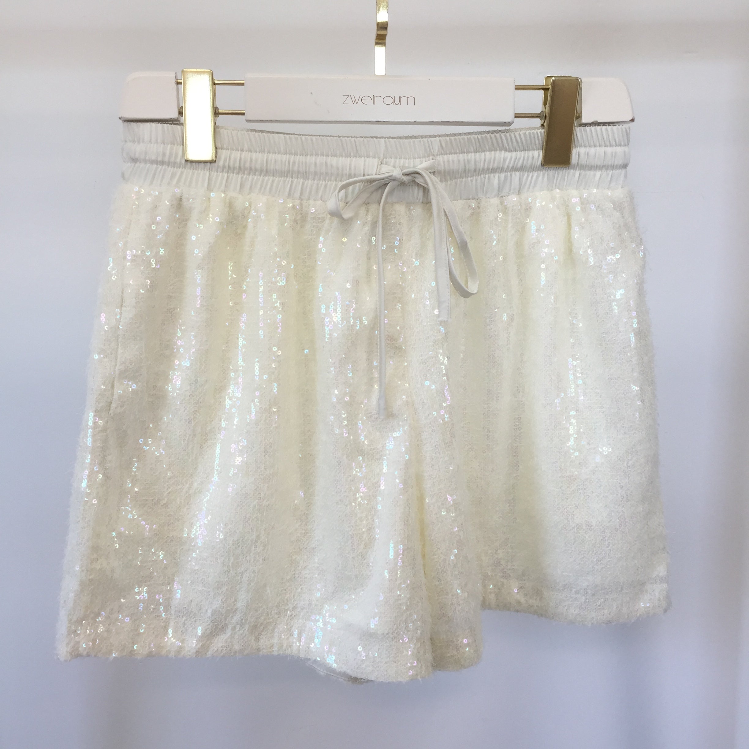 Fuzzy Glitter Shorts