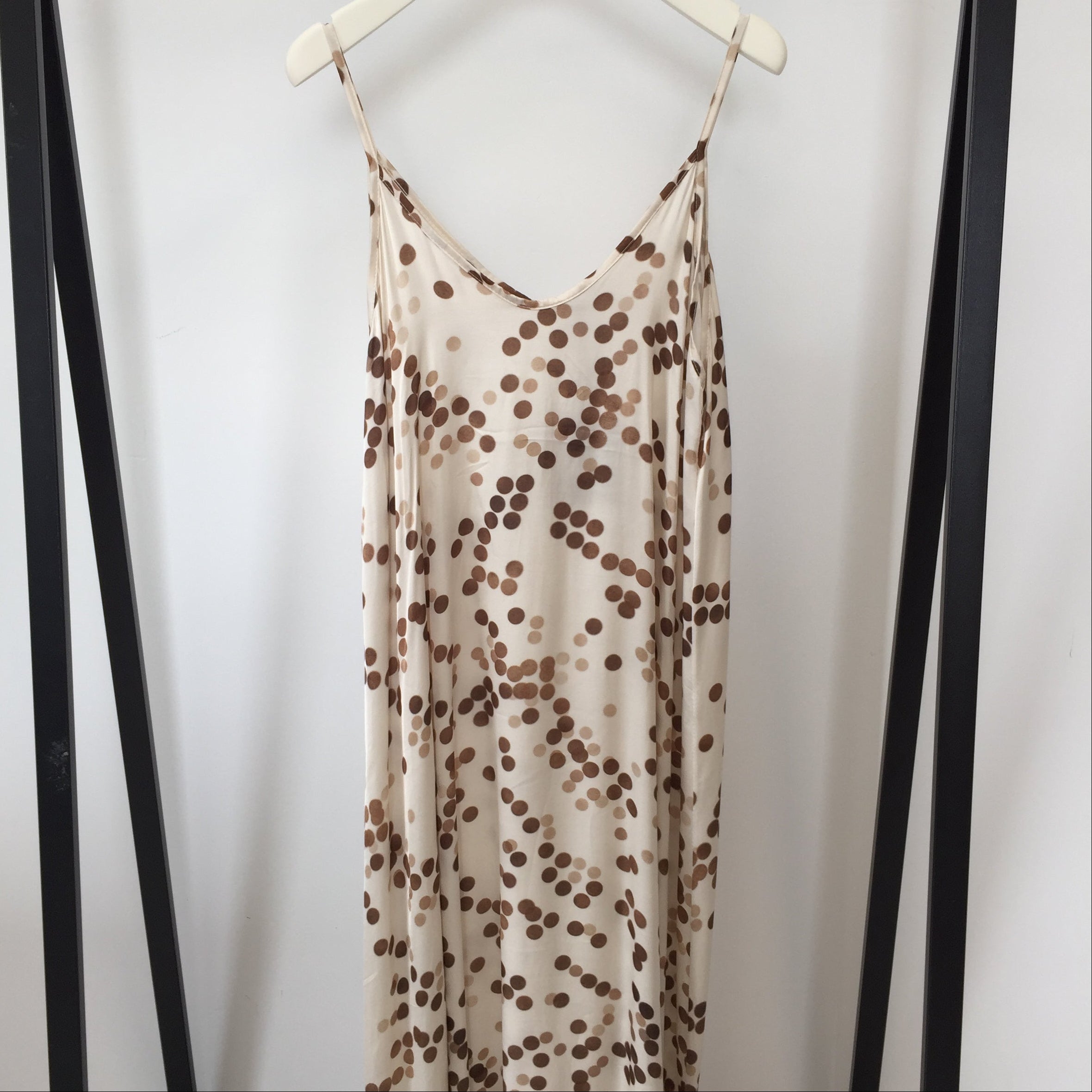Spaghetti Kleid Polkadots