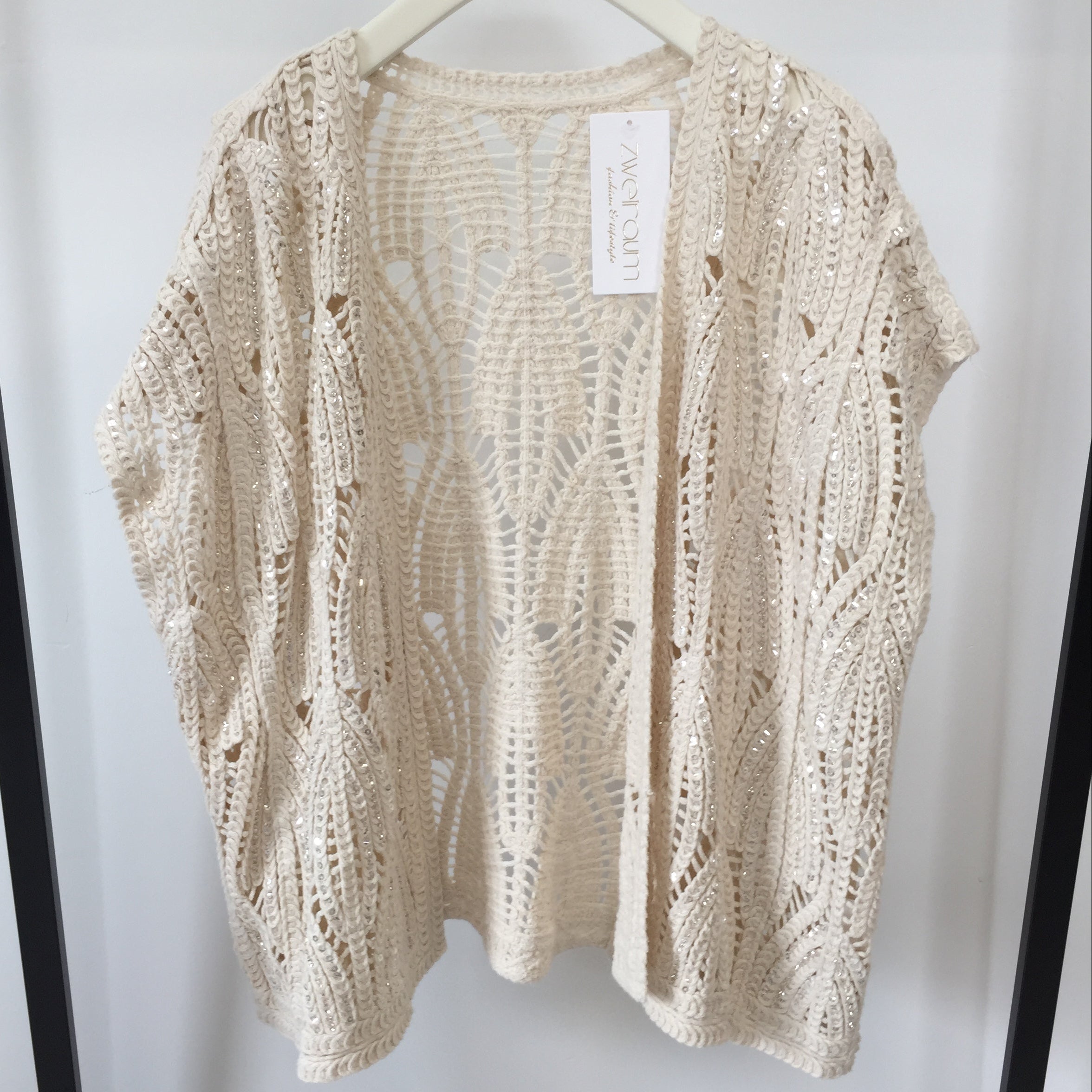 Strickweste Glitter Details