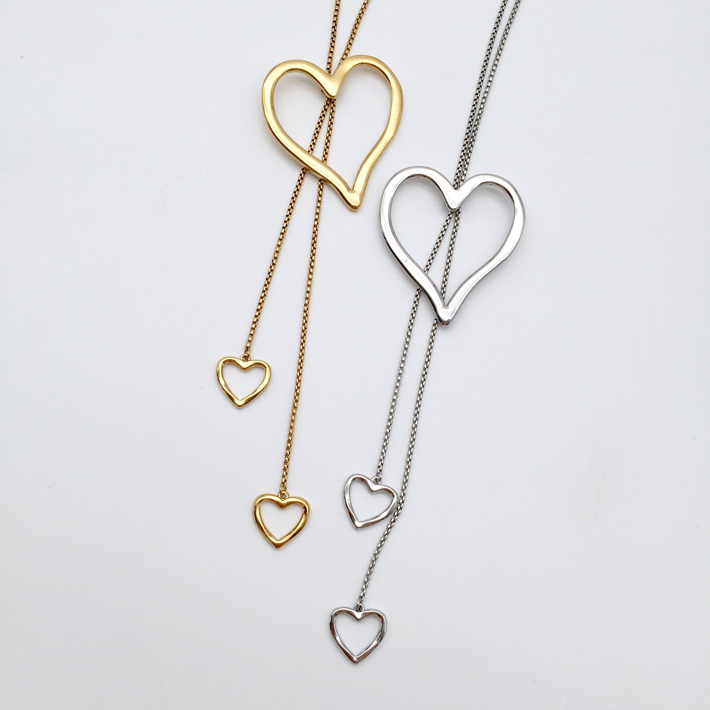 Long Kette Hearts