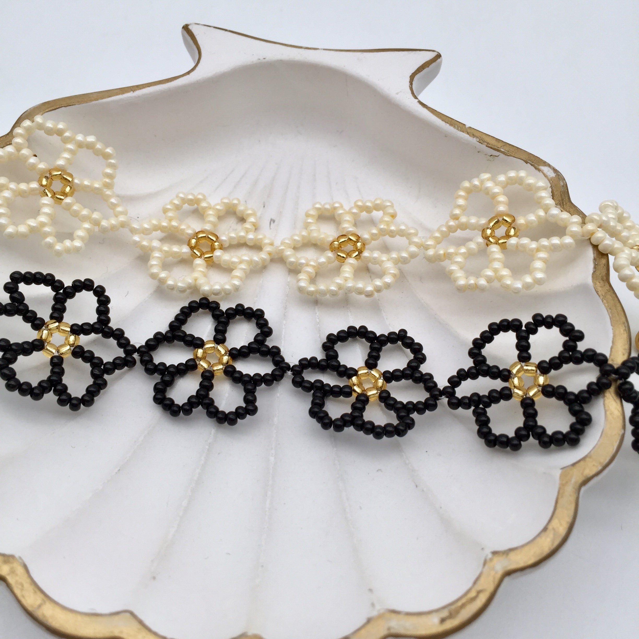 Armkette Pearl Flowers