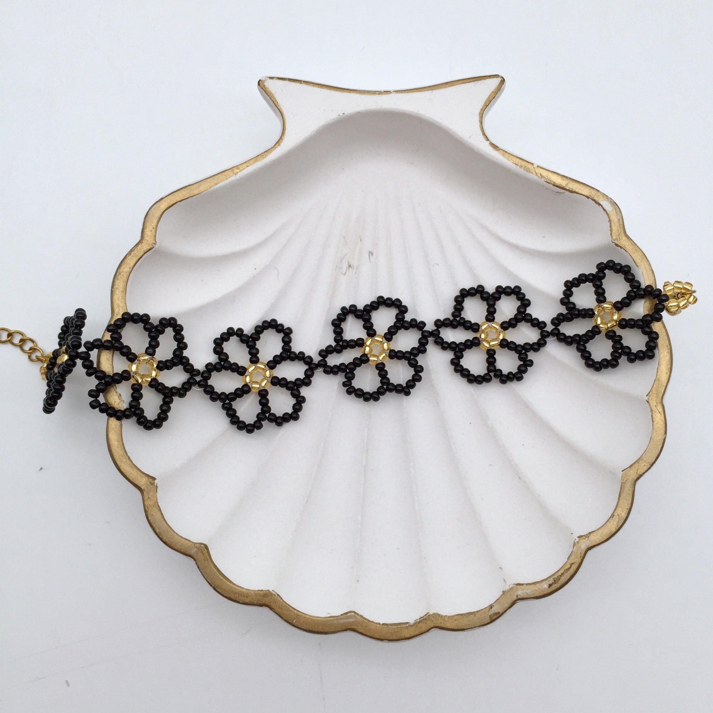 Armkette Pearl Flowers
