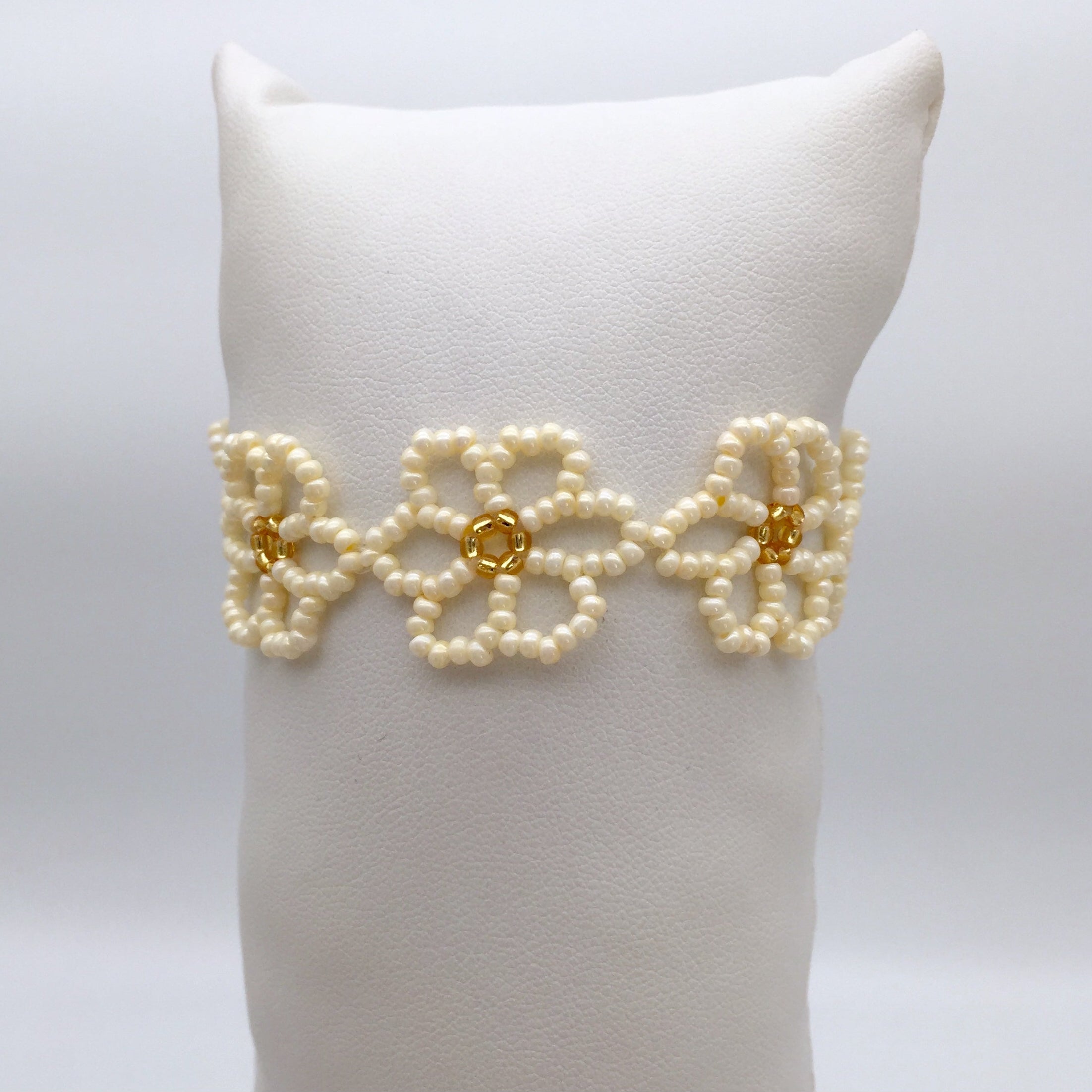 Armkette Pearl Flowers