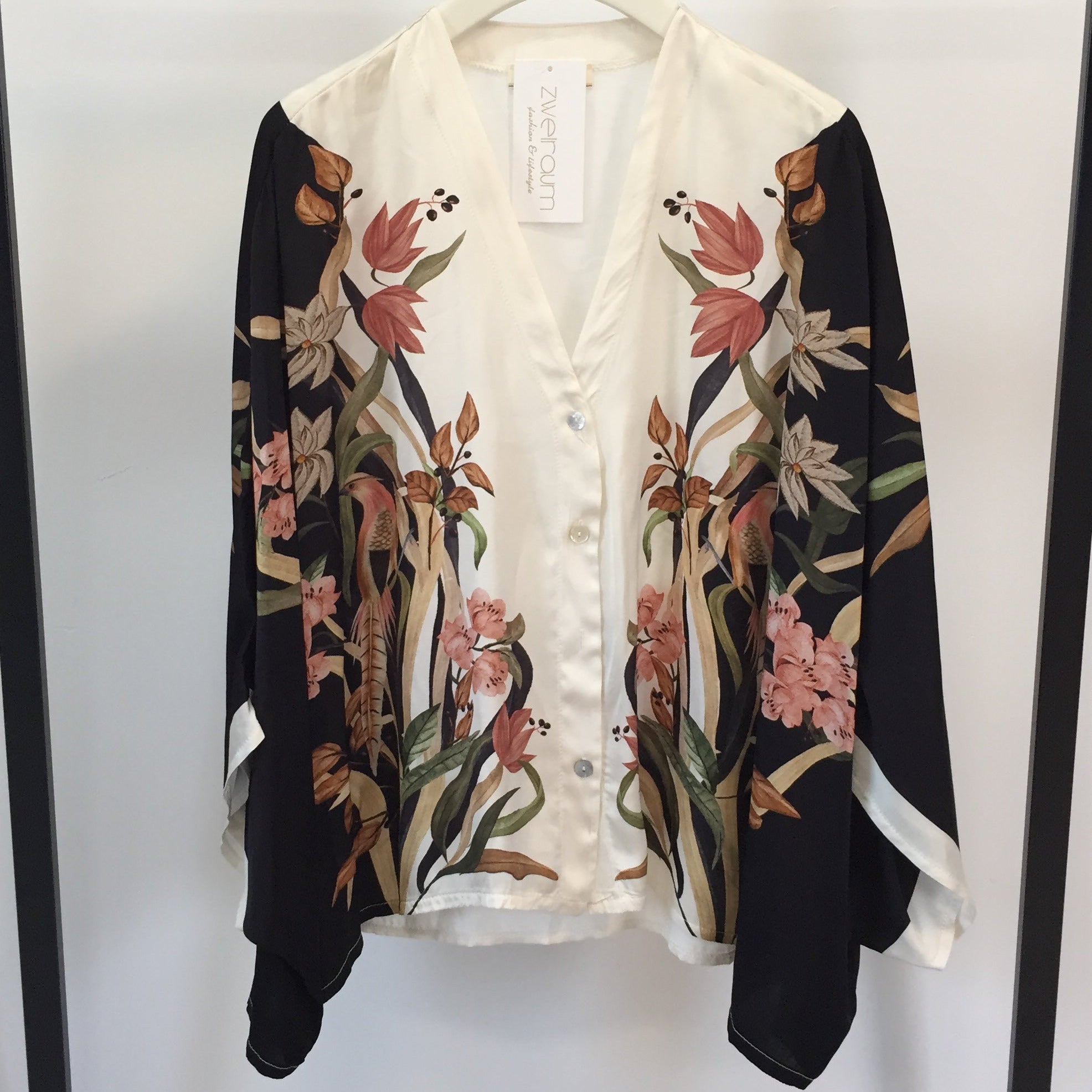 Flower Bird Loose Shirt