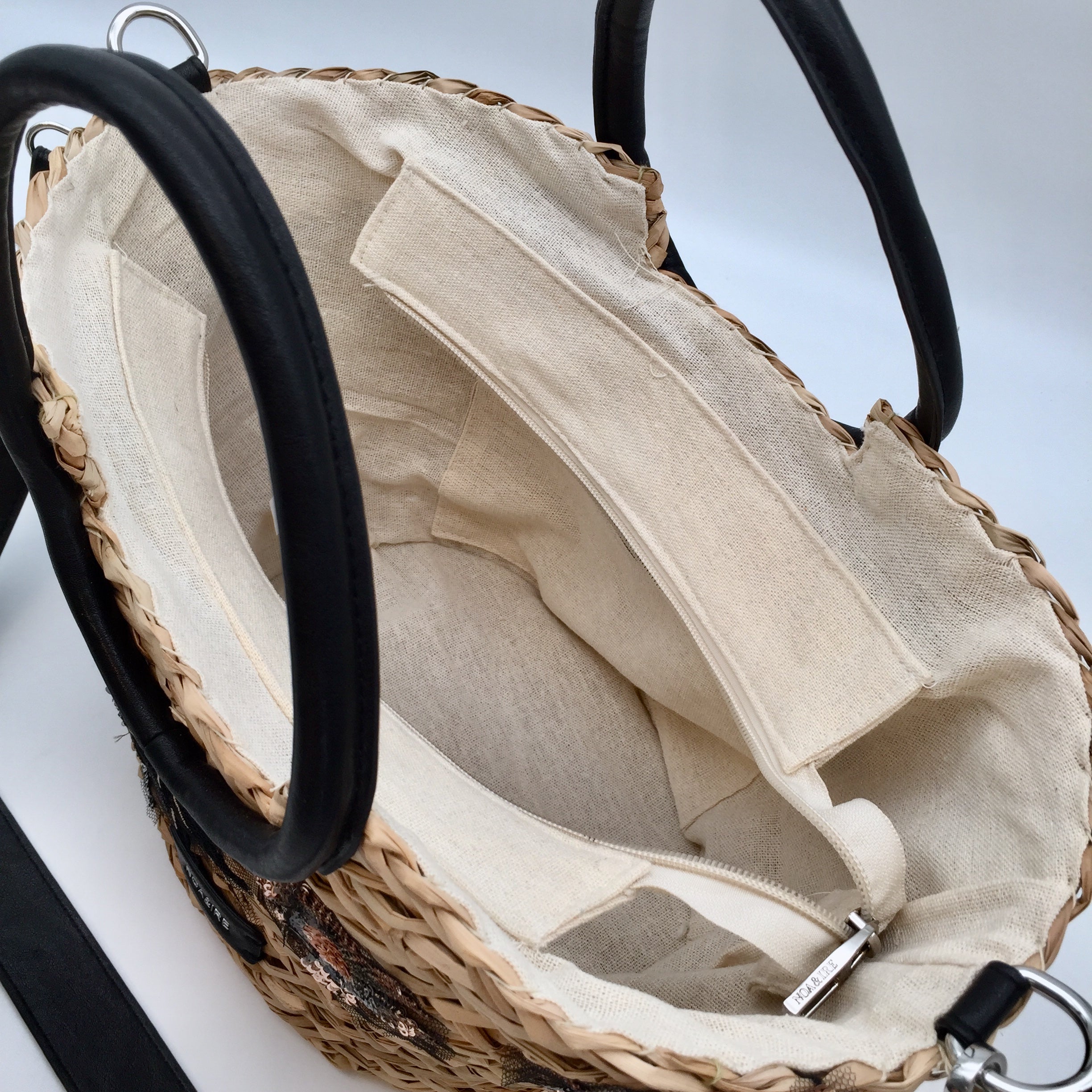 Korb Tasche Pailletten