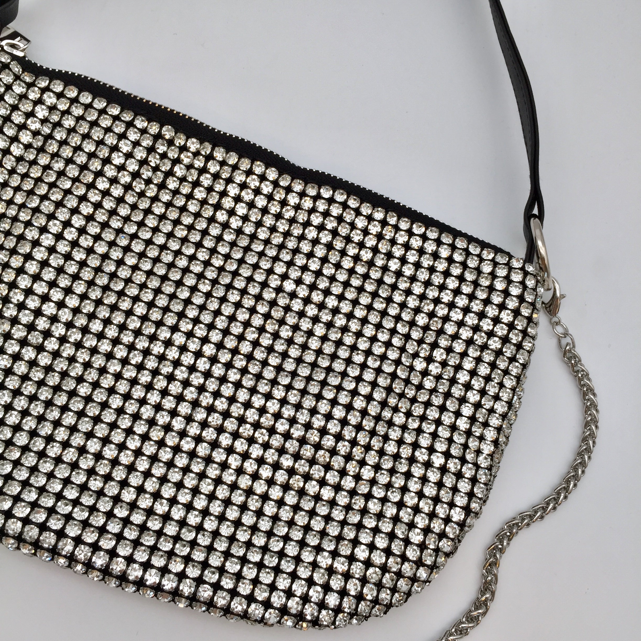 Mini Tasche Silver Sparkle