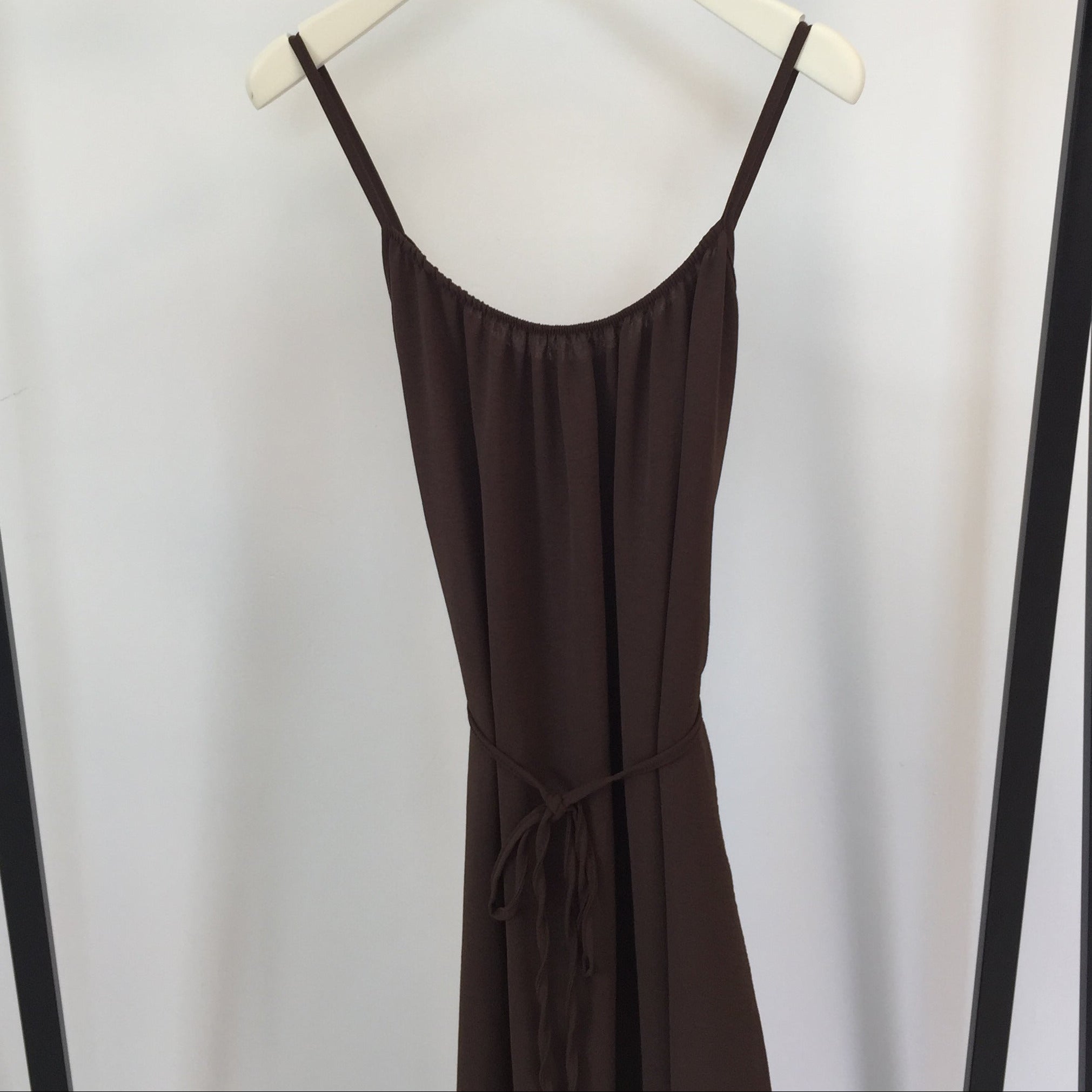 Spaghetti Kleid Volants