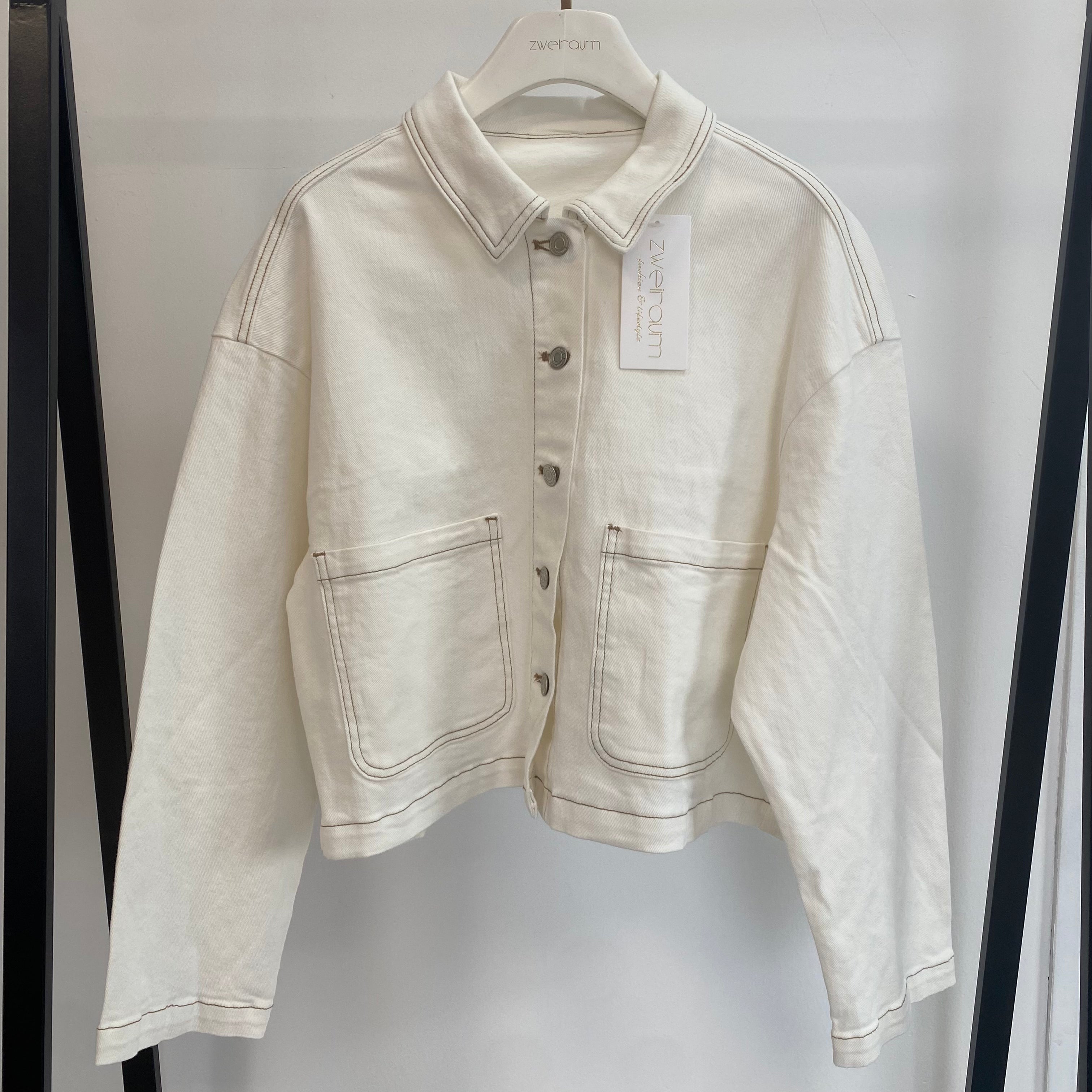 Midi Jeans Jacke Seam