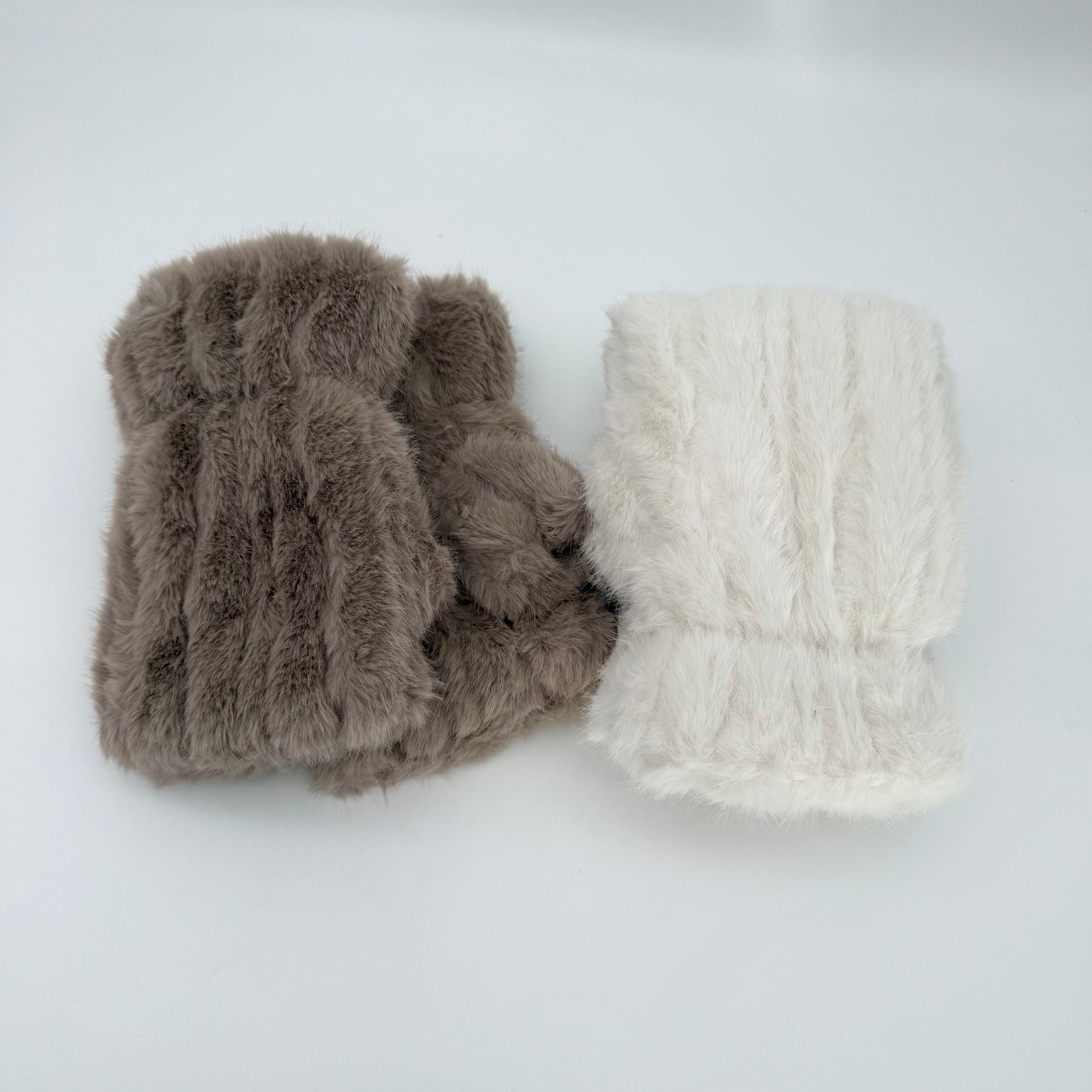 Handschuh Fäustlinge Fluffy