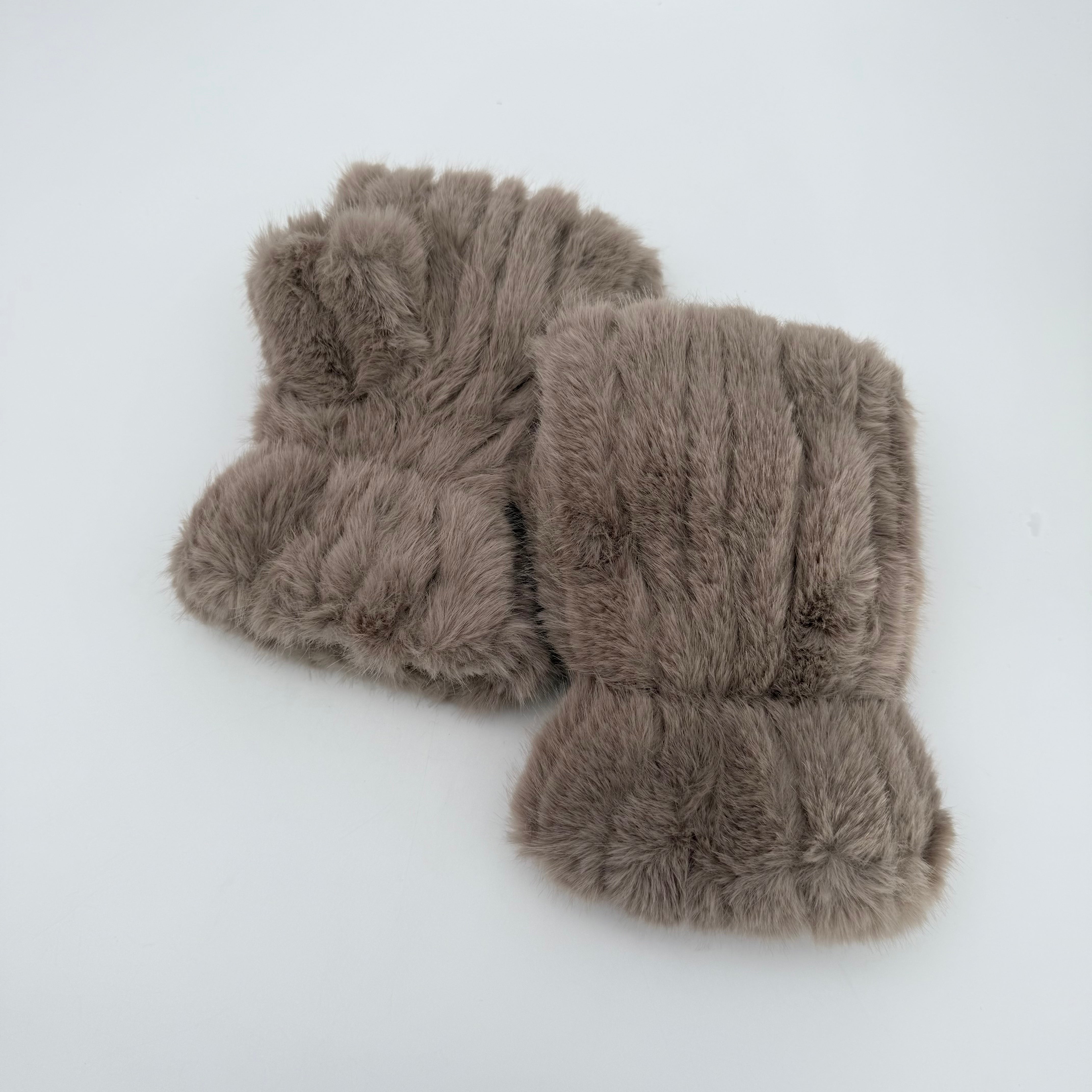 Handschuh Fäustlinge Fluffy