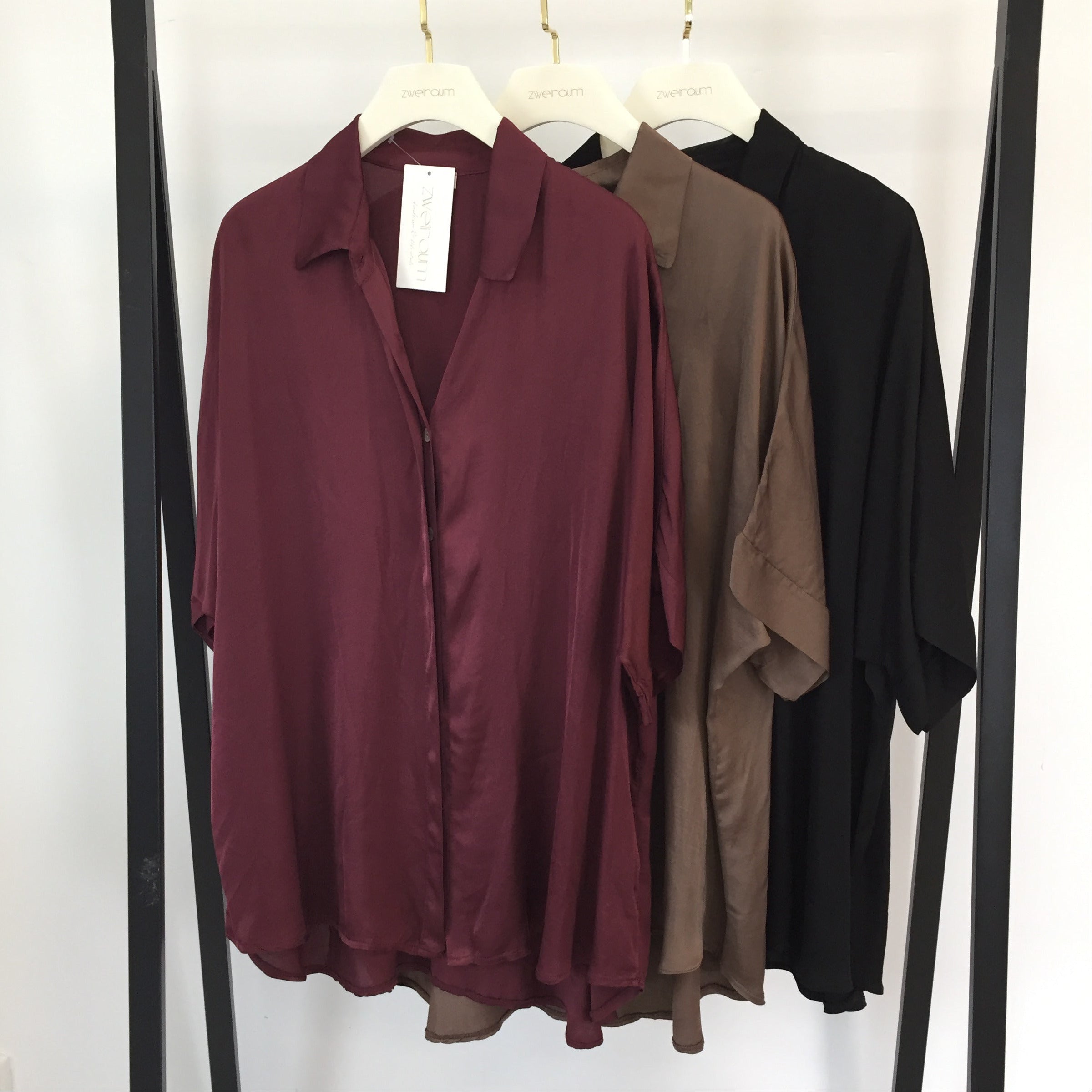 Oversize Bluse Silky