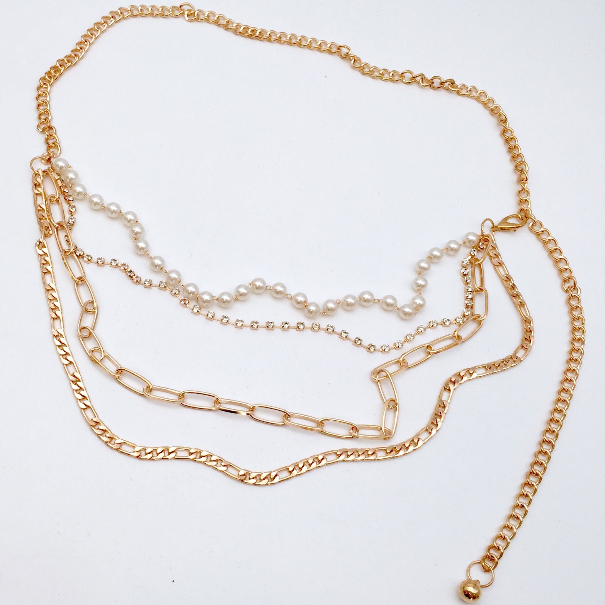 Pearl Chain Statement Gürtel