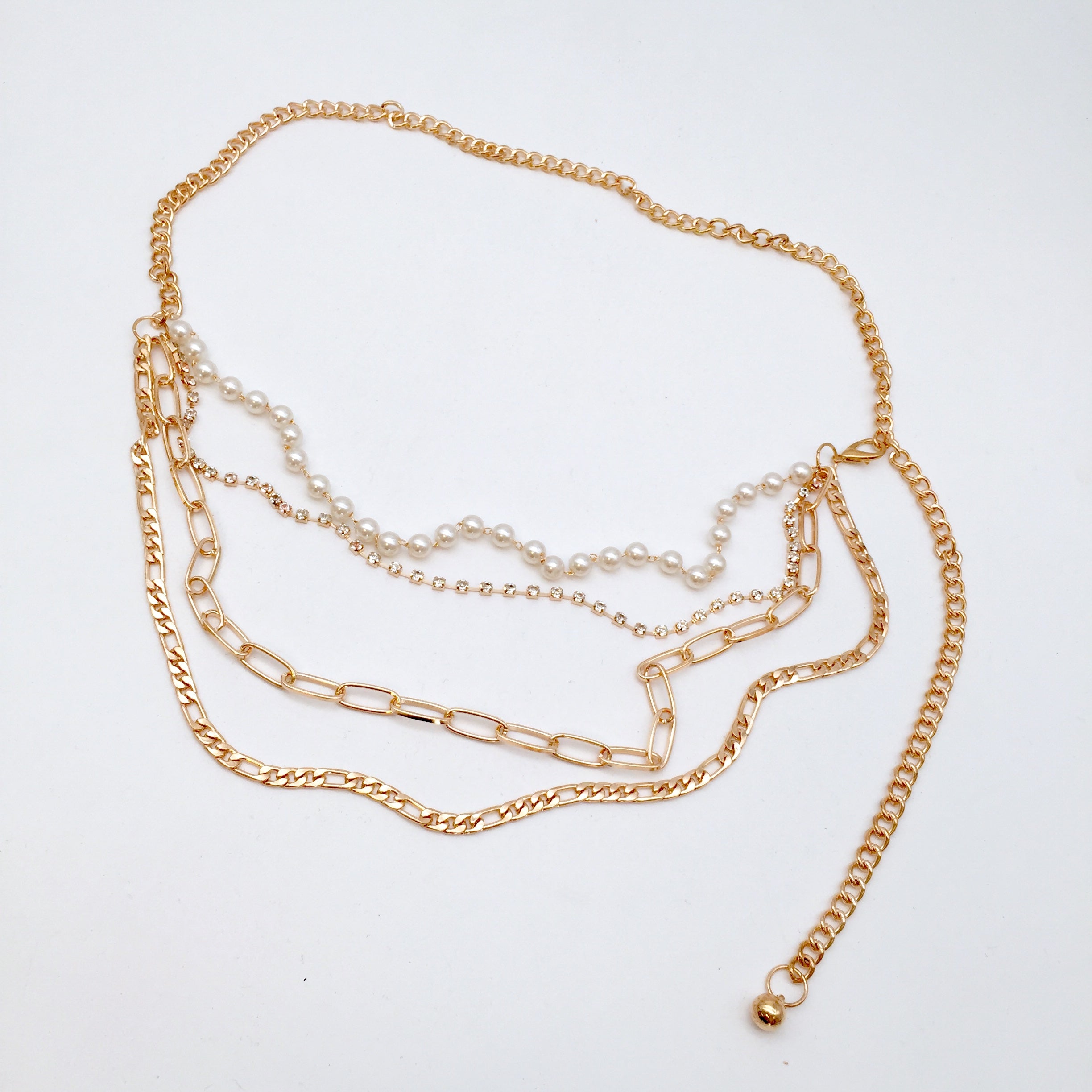 Pearl Chain Statement Gürtel