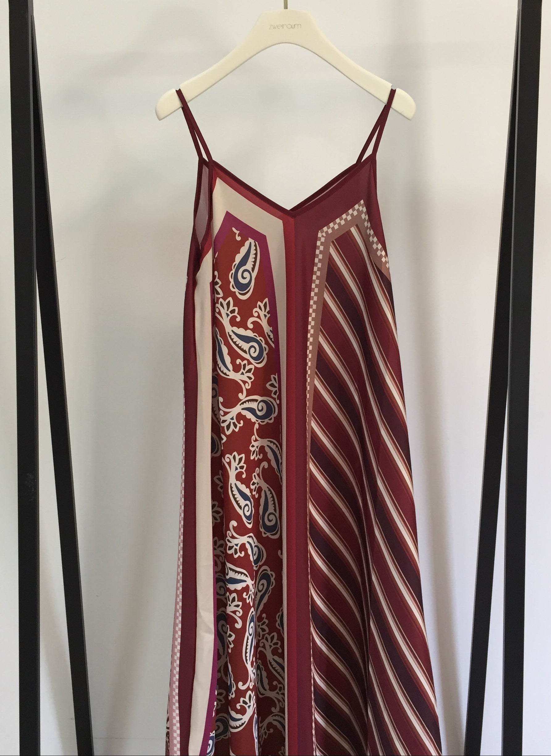 Long Tuch Kleid Pattern Mix