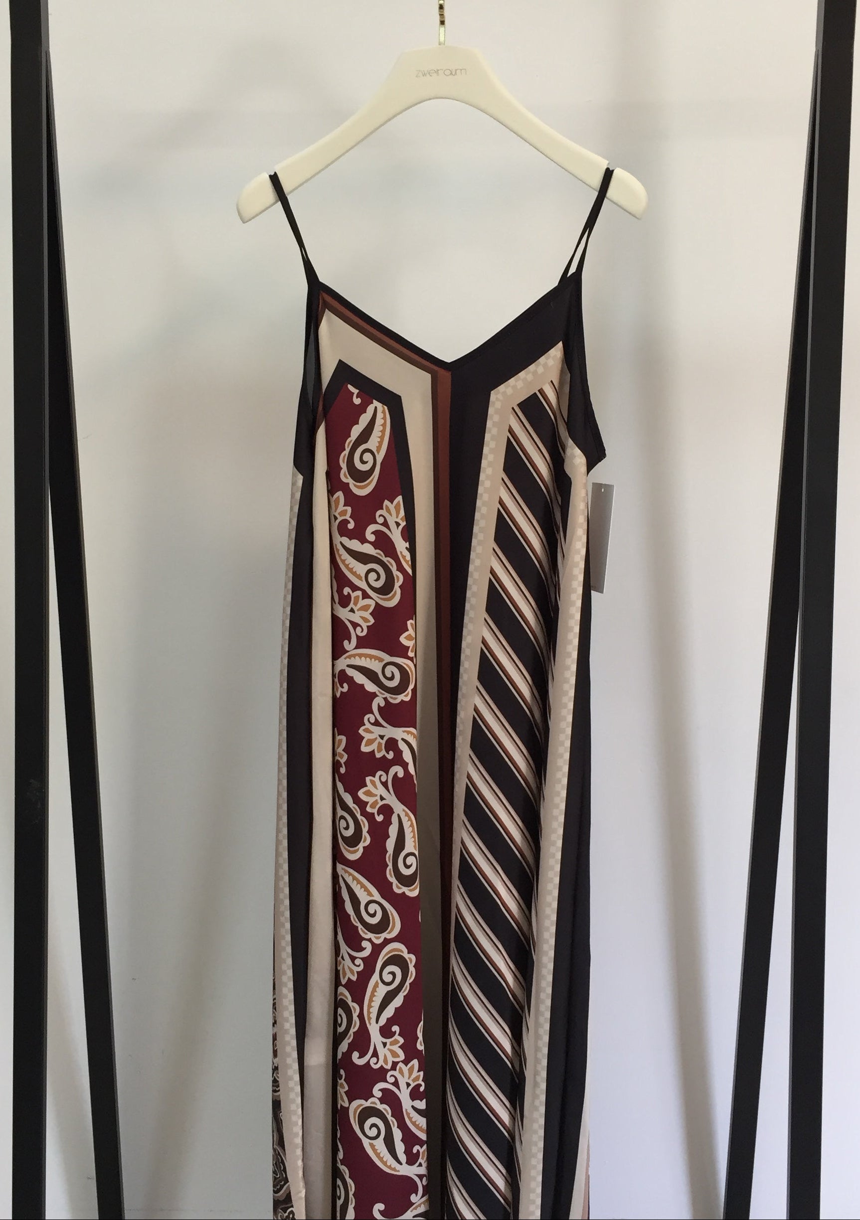 Long Tuch Kleid Pattern Mix