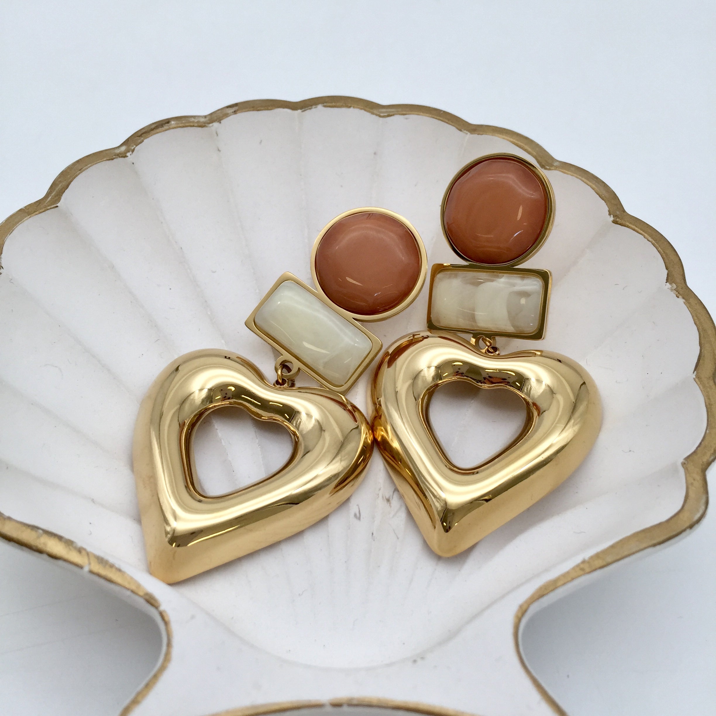 Ohrringe Chunky Heart