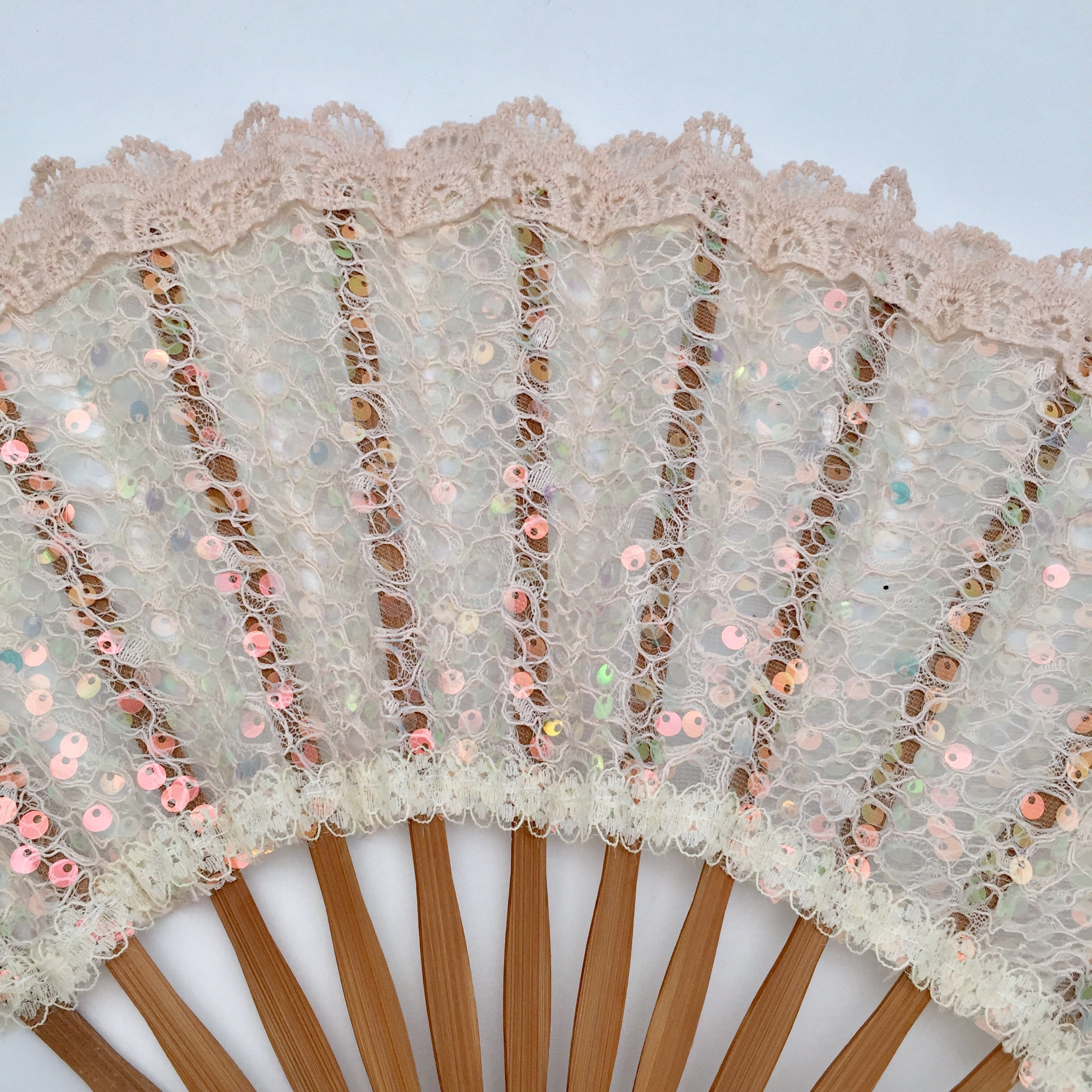Fächer Glitter Lace