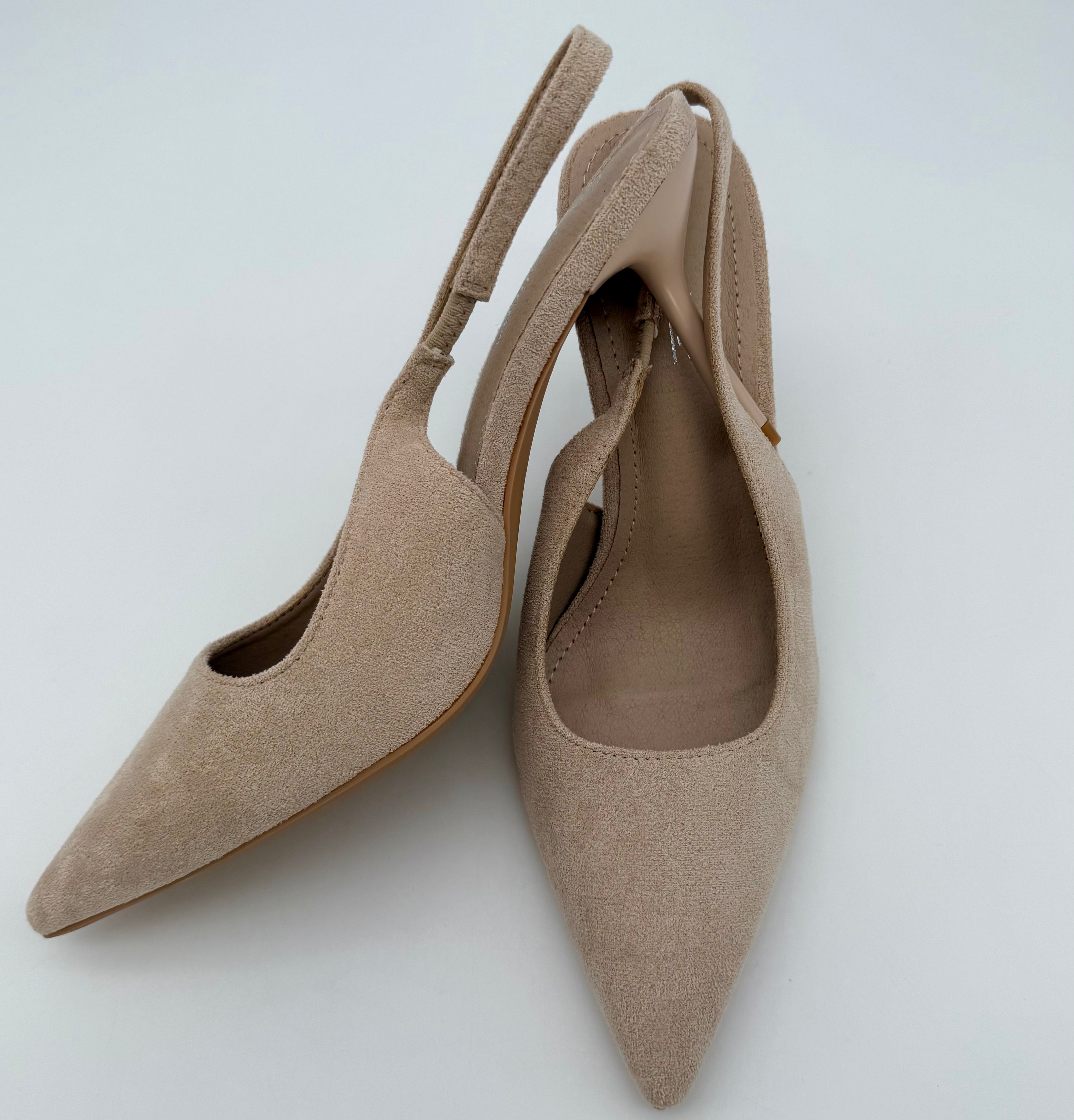 Sling Pumps Suede