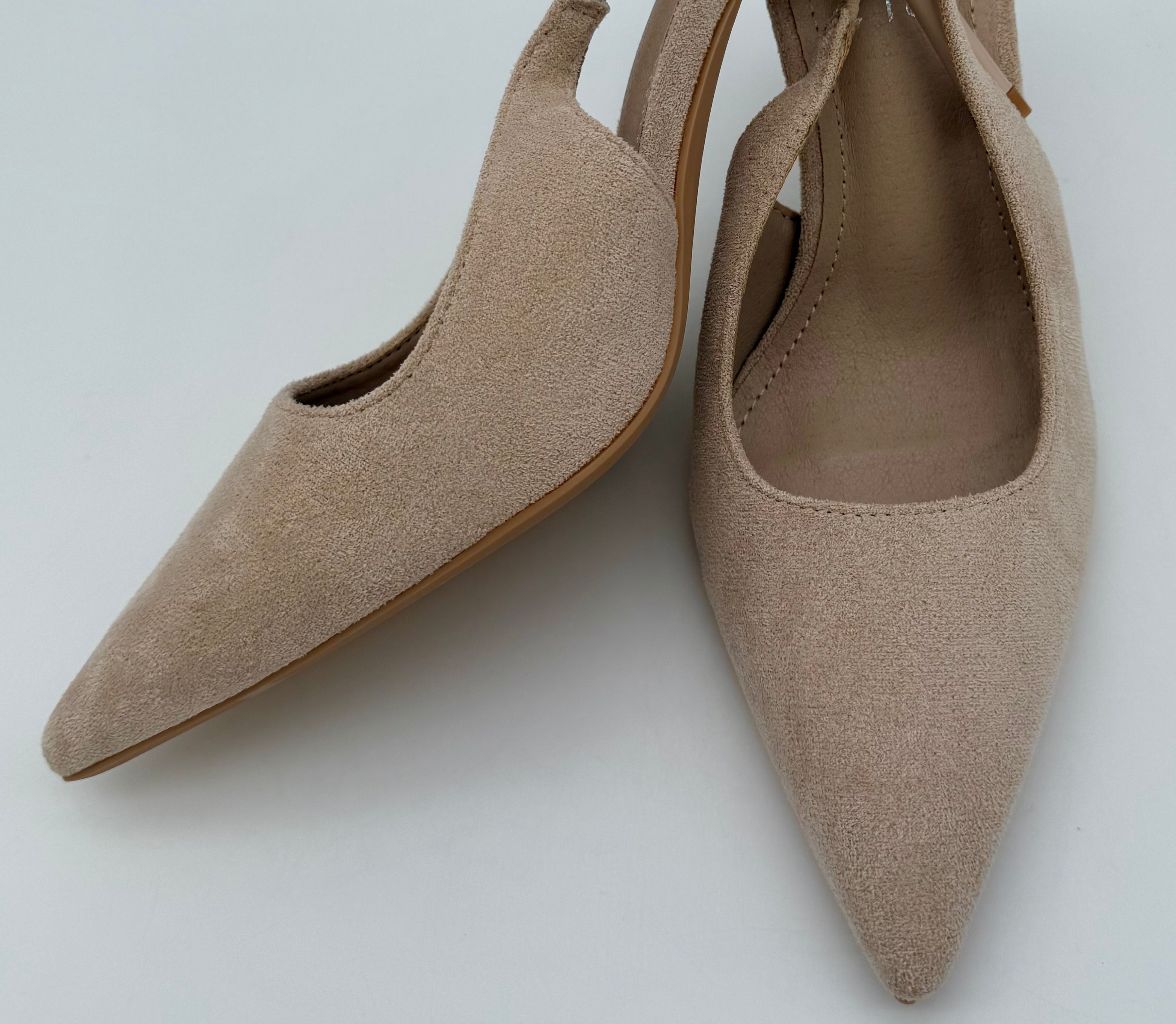 Sling Pumps Suede